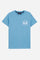 Short-sleeved T-shirt for boys made from 100% cotton jersey in a solid colour. The classic style features a regular fit, tonal ribbed crew neck and contrast inner sweatband. The brand’s Team logo, embroidered on the chest in a contrast colour, adds an iconic and distinctive detail. An essential and versatile garment, ideal for the everyday wardrobe. - Ultramarine