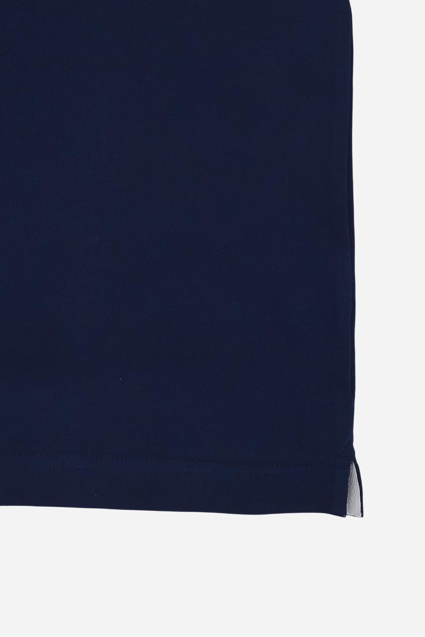Men’s short sleeve stretch piqué polo shirt with contrast details – Trixie