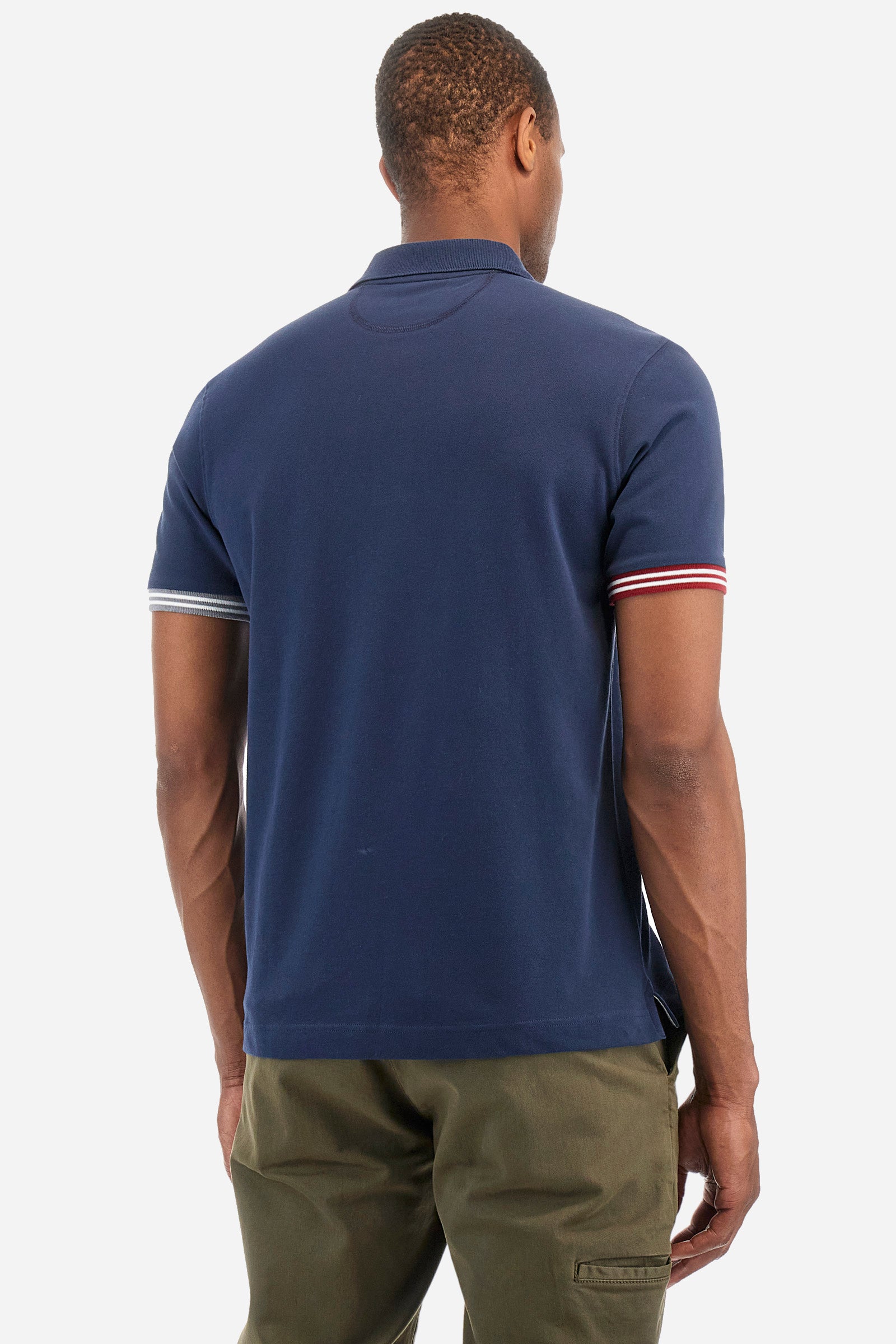 Poloshirt aus Stretch-Baumwolle, Regular Fit – Zaccary