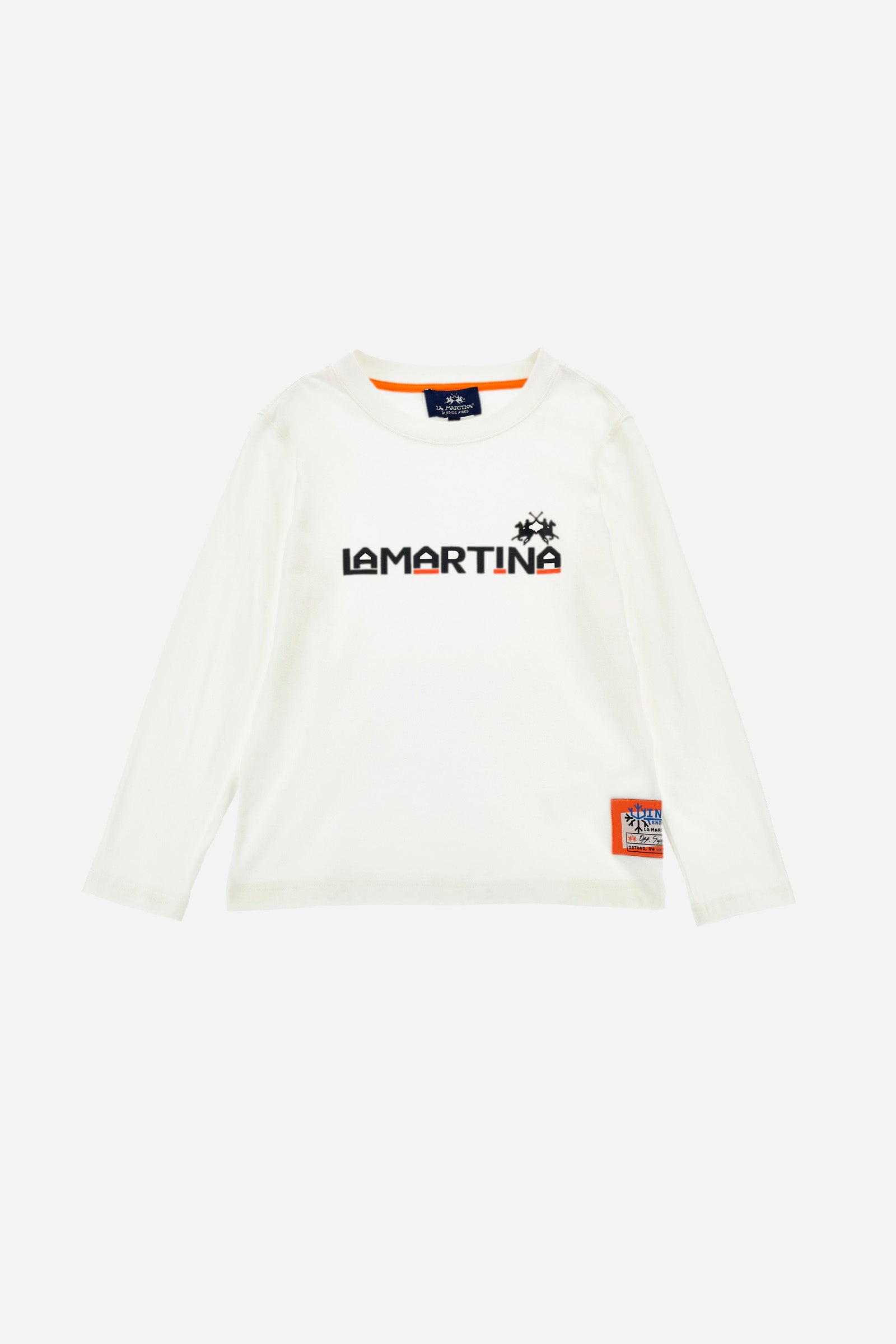 Langärmeliges Kinder-T-Shirt aus Baumwolle