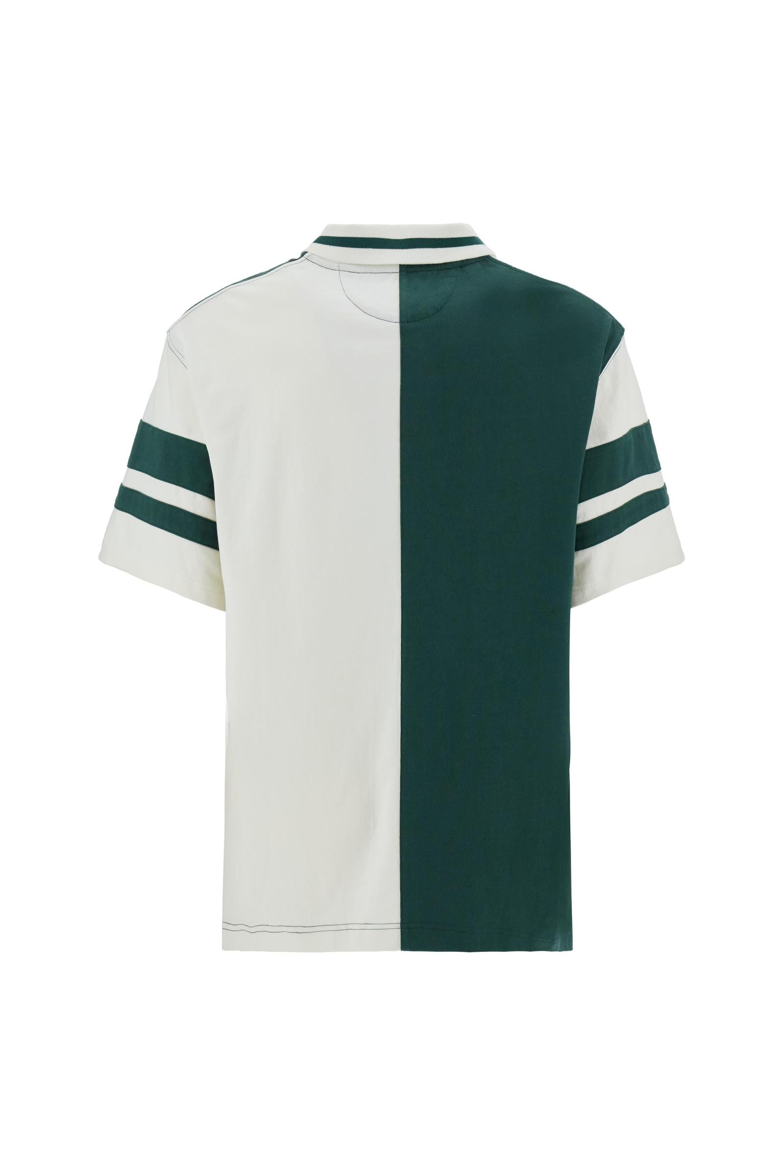 Men's short-sleeved two-tone heavy cotton jersey polo shirt Guards