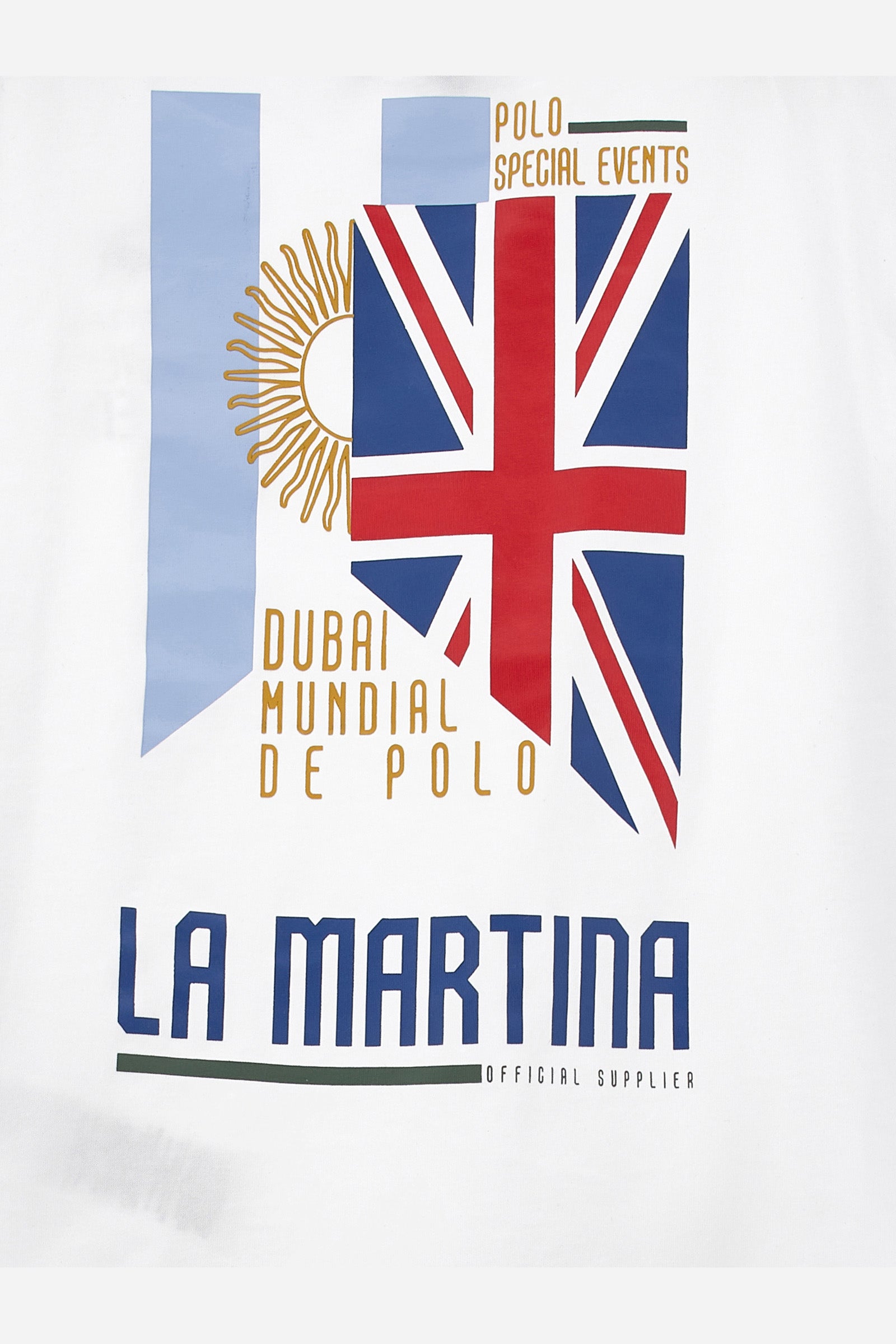 Set per ragazzi composto da T-shirt e bermuda in cotone interlock pique. T-shirt con collo a giro e bermuda con vita elasticizzata e tasche frontali. - Optical White/Thyme