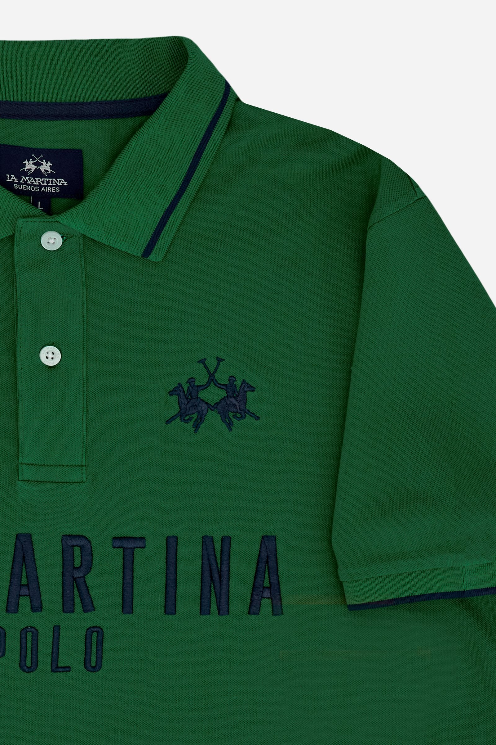 Men's short sleeve polo in stretch piqué Iconic - Yeshayahu