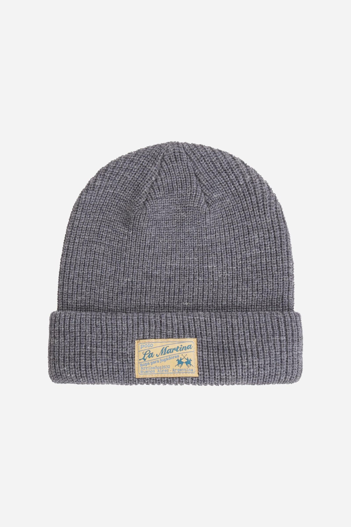 Men's wool blend beanie with cuff - Ethel