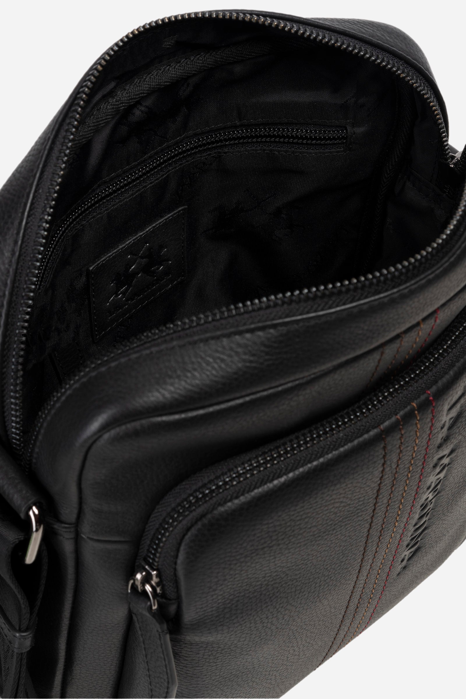 Men's leather crossbody bag - Vicente