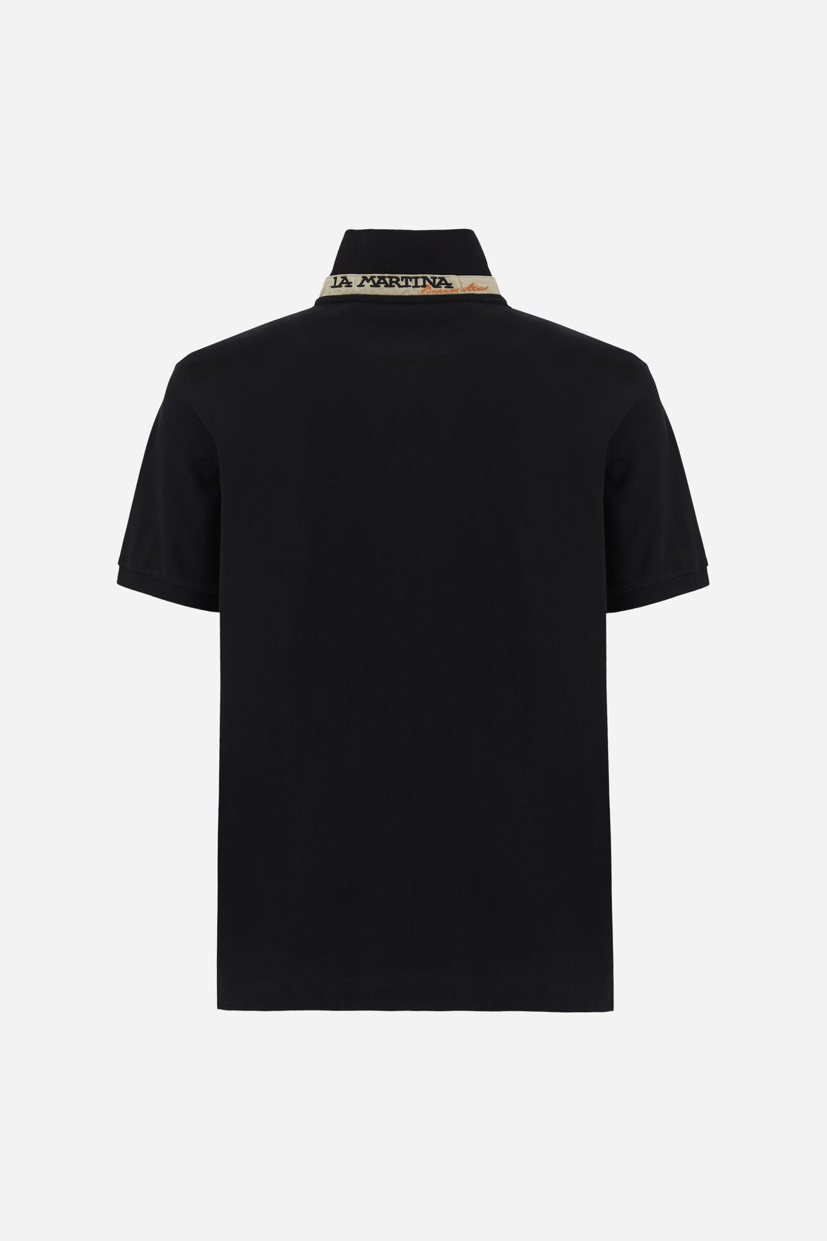 Men's regular fit polo with multicolor logo - Eduardo