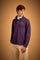 Men's polo shirt in stretch piqué with La Martina contrast collar - Doran