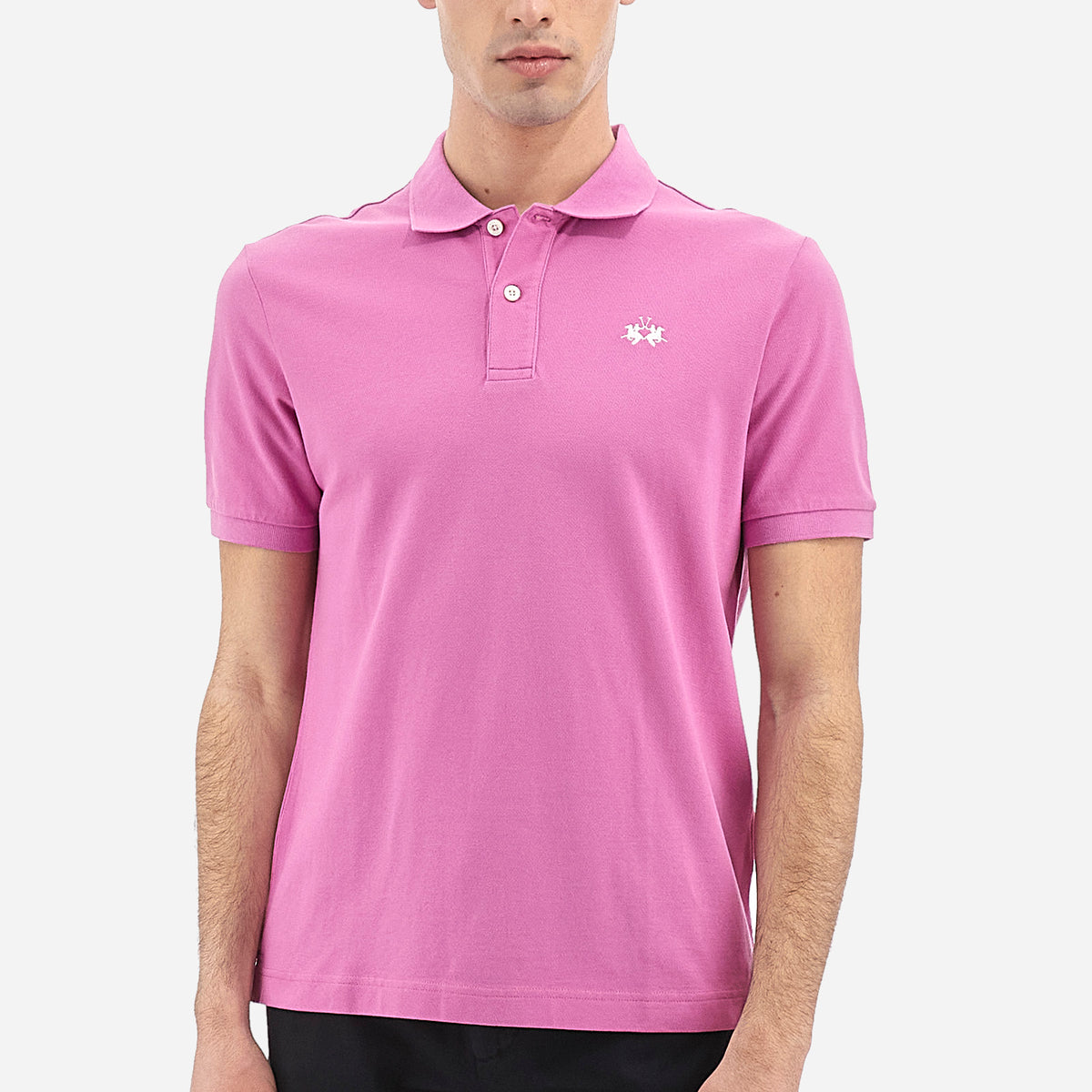 Kurzarm-Poloshirt mit geradem Schnitt für Herren - Tex | La Martina