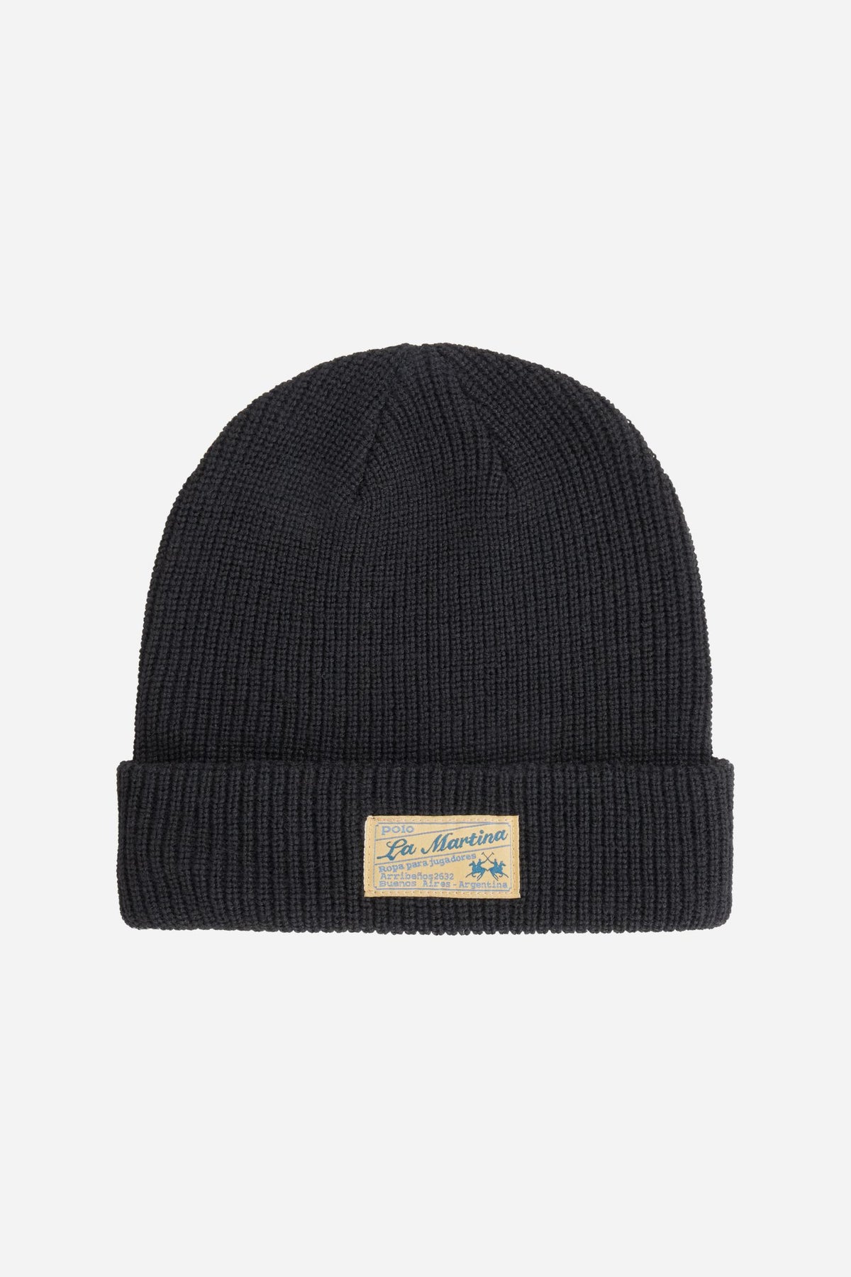 Men's wool blend beanie with cuff - Ethel
