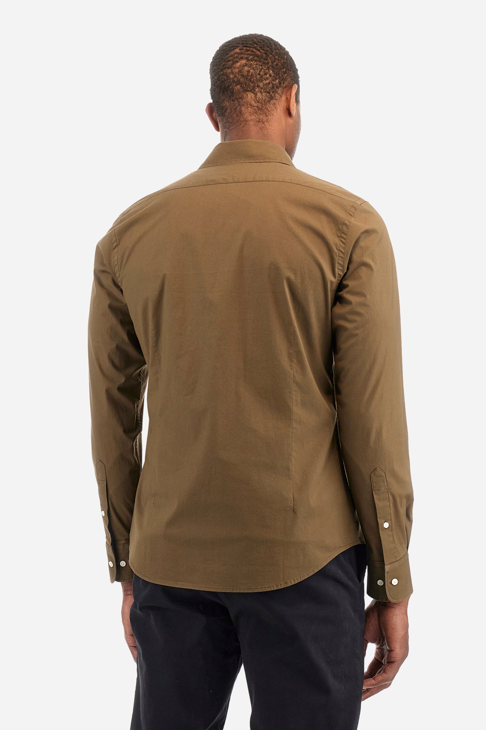 Slim fit stretch cotton shirt - Garrik