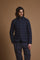 Herren-Steppjacke aus Woll-Twill – Darin