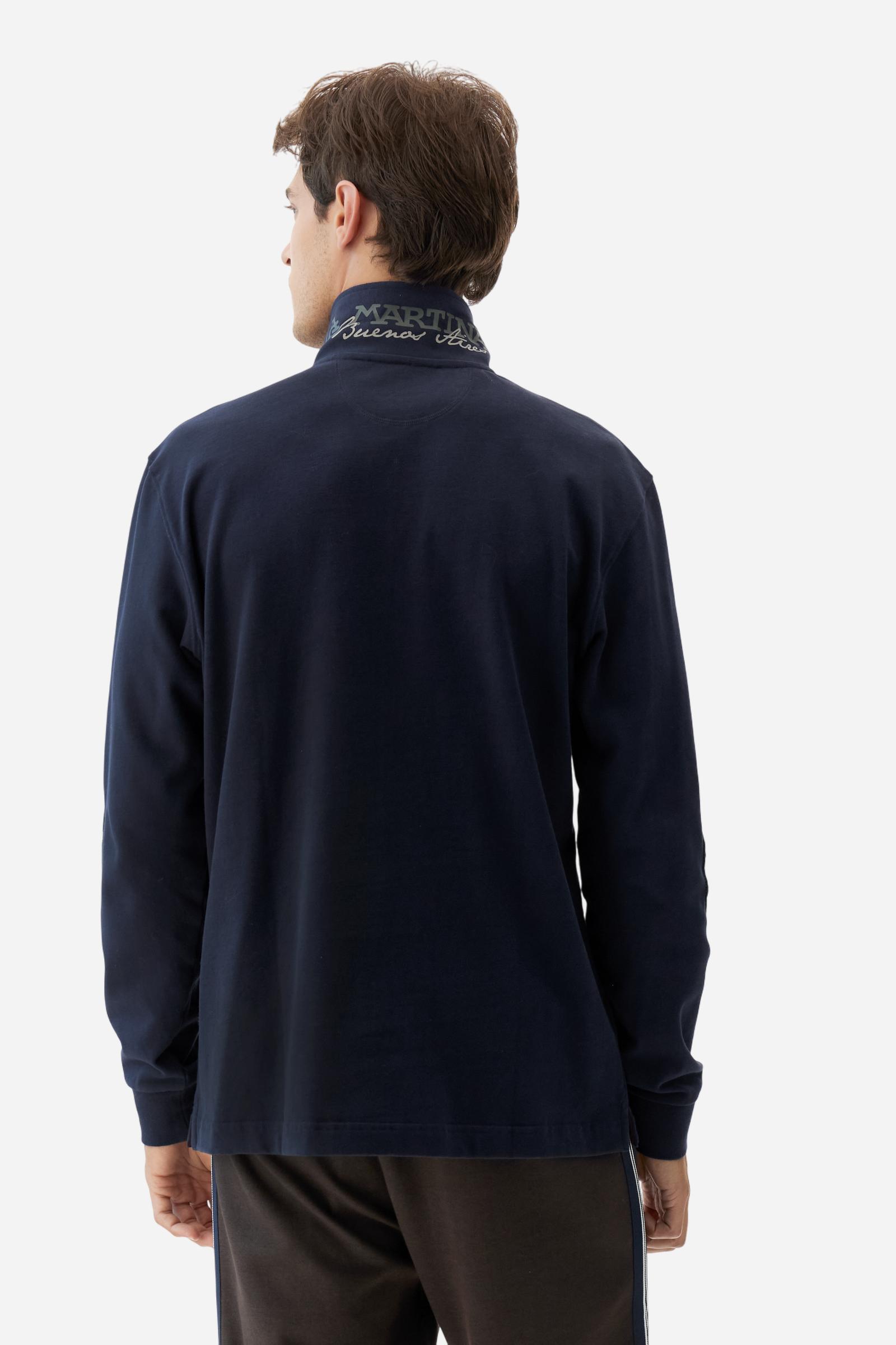 Polo homme en jersey toucher doux avec coudières - Brayden