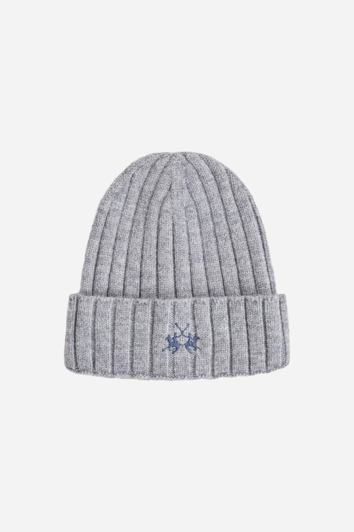 Men's ribbed wool blend beanie