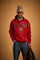 Men's sweatshirt with hood, brushed cotton, Harvard - Dubh