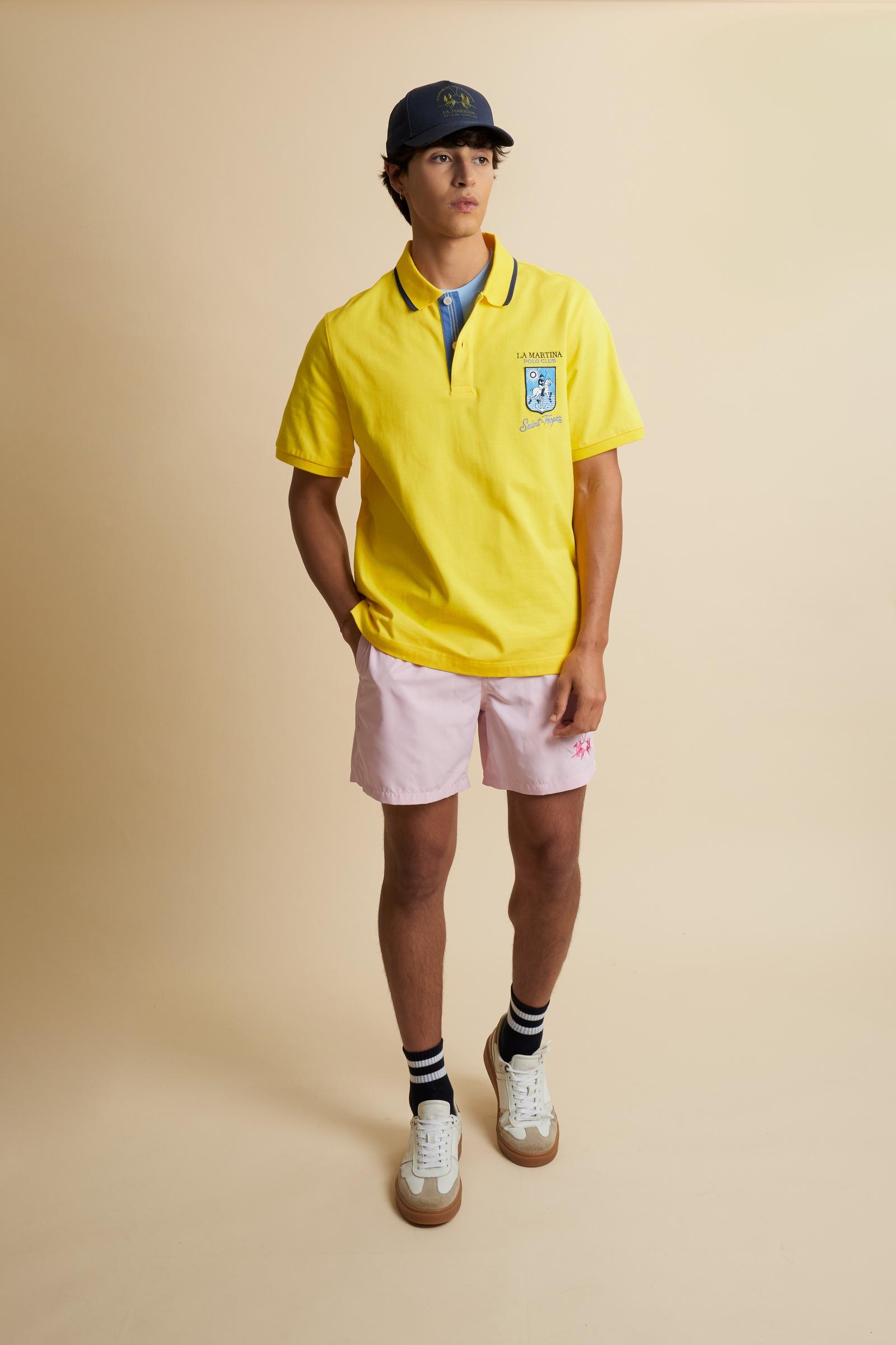 Men's short sleeve polo in jersey Saint Tropez - Charlton