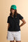 Women’s stretch piqué polo with regular fit. Iconic under-collar lettering and contrast chest logo. - Black                                                                                                                                                                                                                                                                                                                                                                                                                     