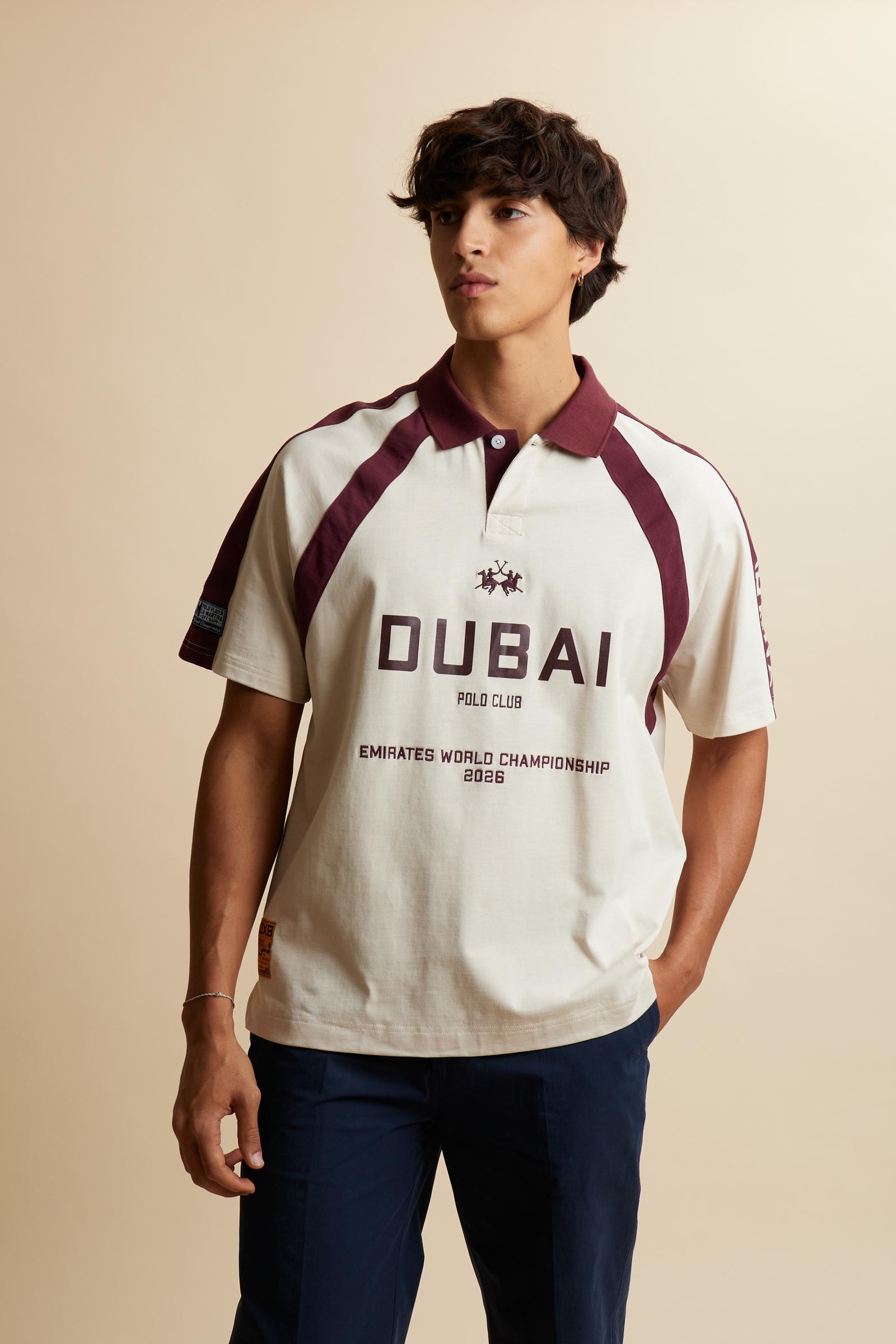 Men’s cotton polo shirt Dubai Edition - Cllitus