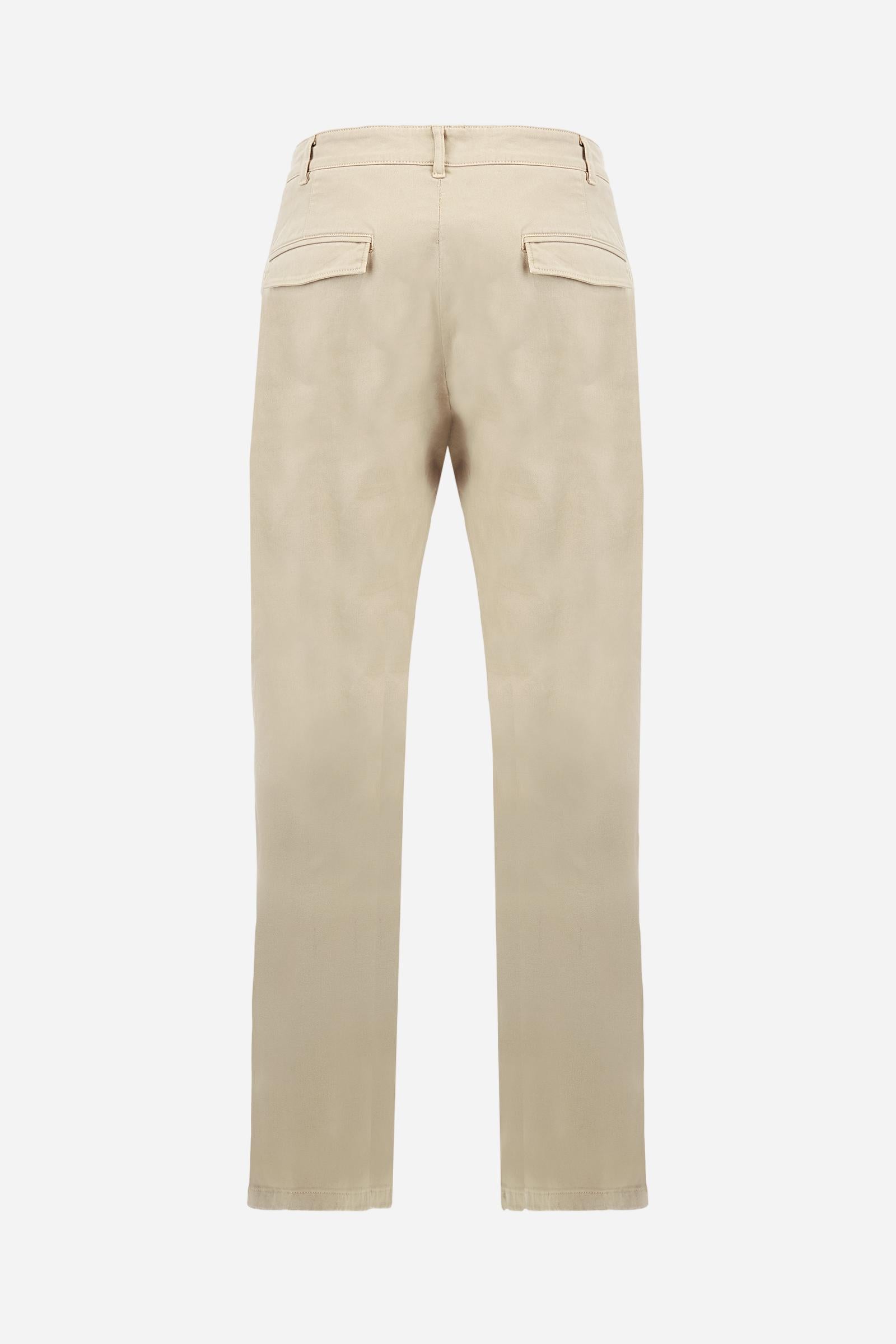 Pantalón chino hombre sarga teñido en prenda - Breighann