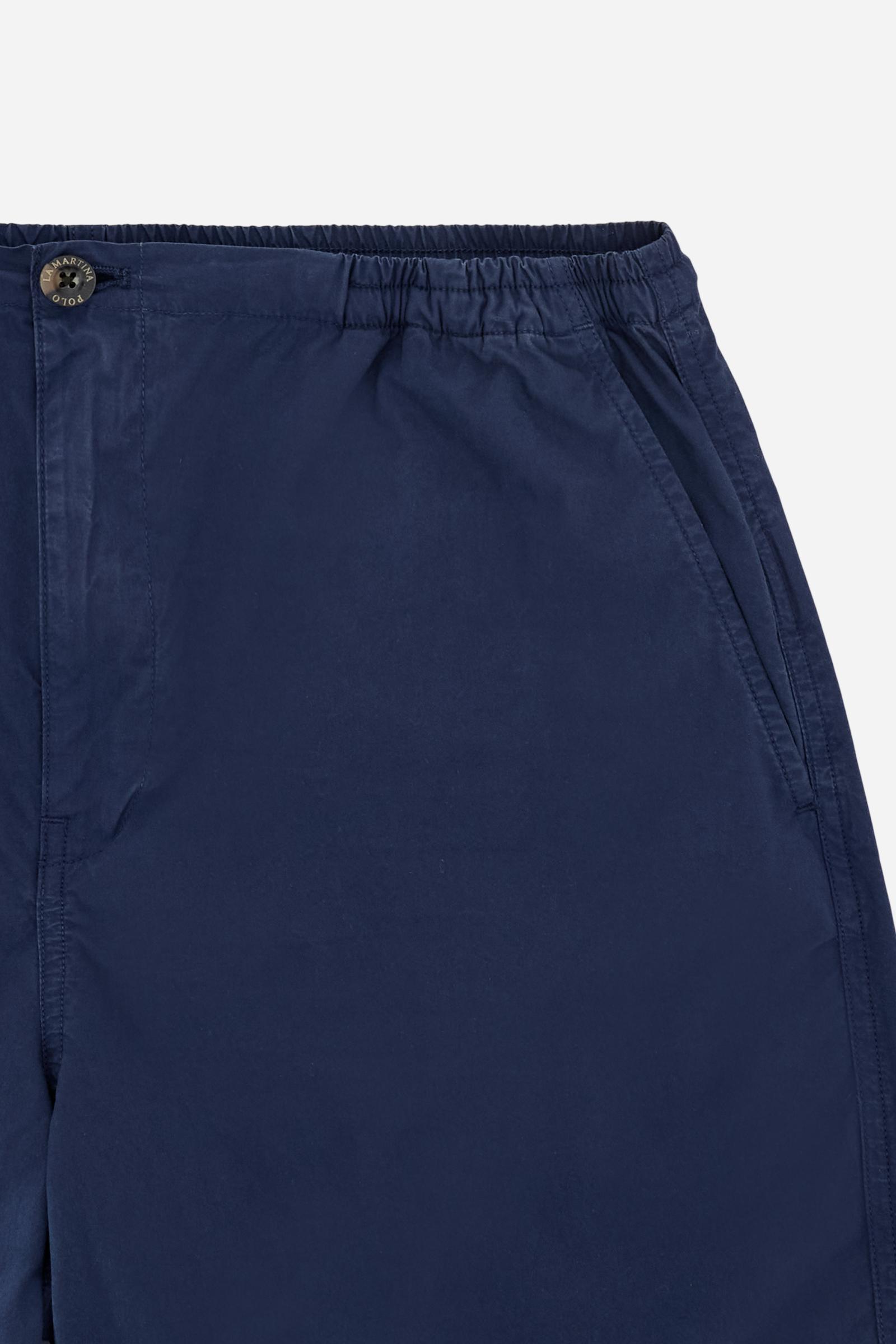 Men’s garment-dyed poplin Bermuda shorts - Cesar