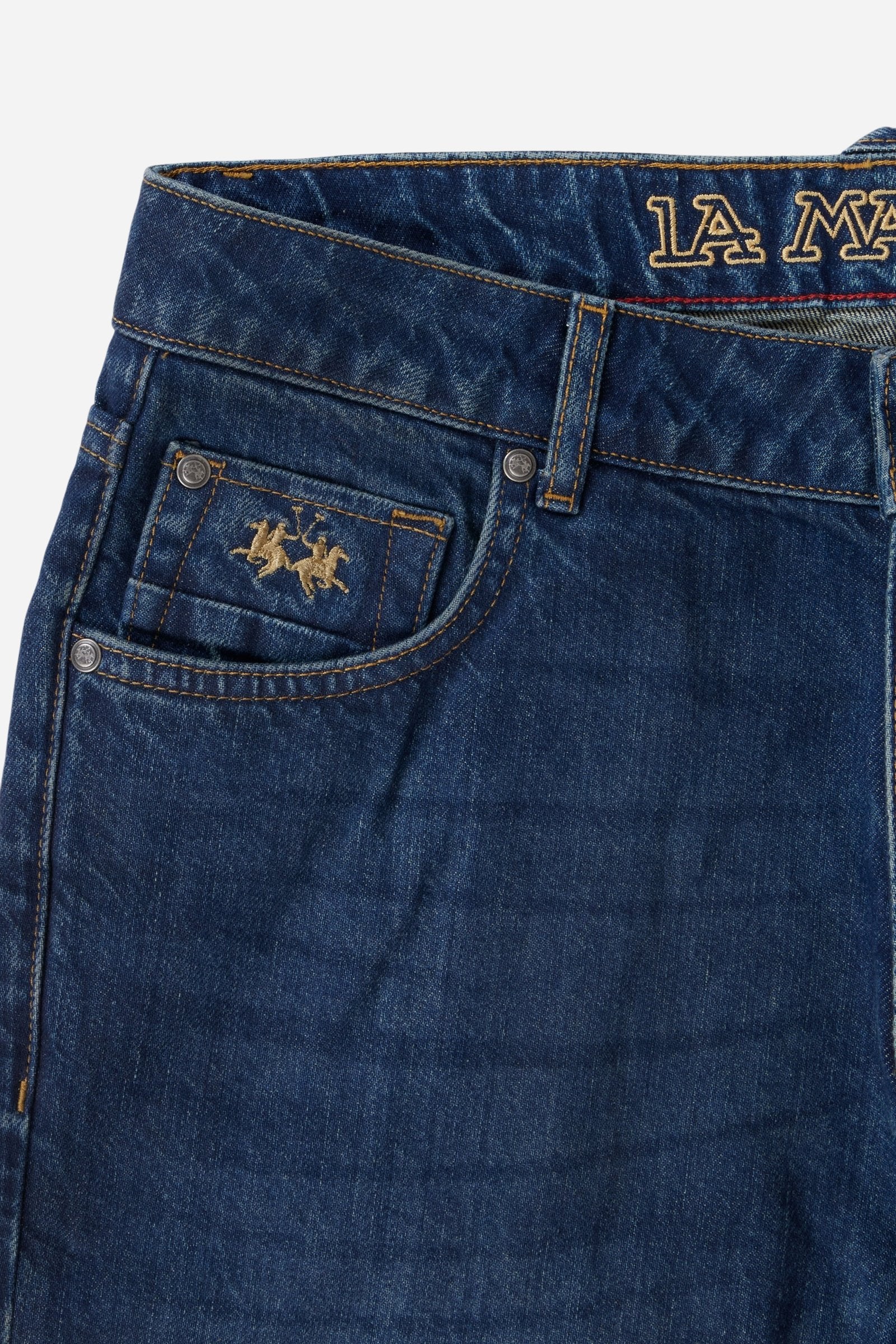 Men's regular fit jeans Medium Dark Indigo - Bao