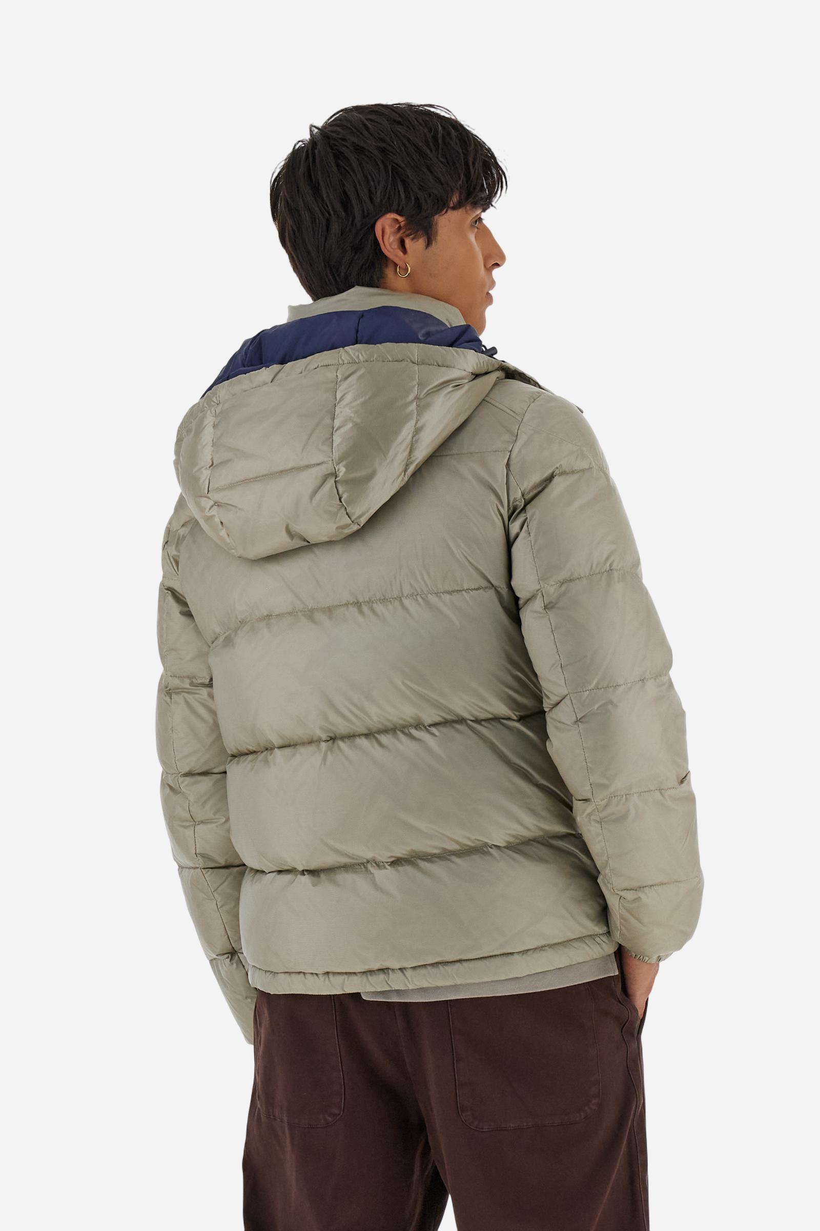 Men’s iridescent nylon down jacket Polo Player - Bert