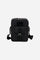 Men’s crossbody pouch in washed canvas with leather details, compact and functional with front pocket and metal logo buckle. - Black                                                                                                                                                                                                                                                                                                                                                                                            