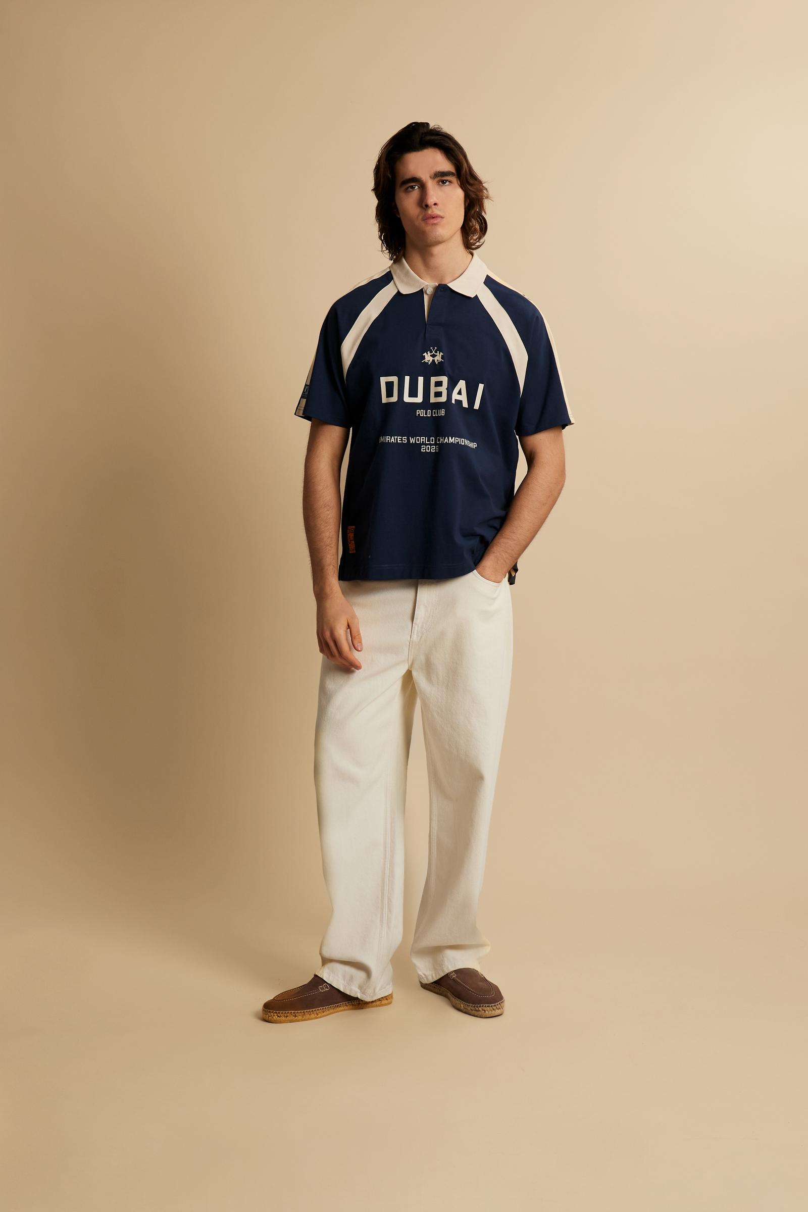 Men’s cotton polo shirt Dubai Edition - Cllitus