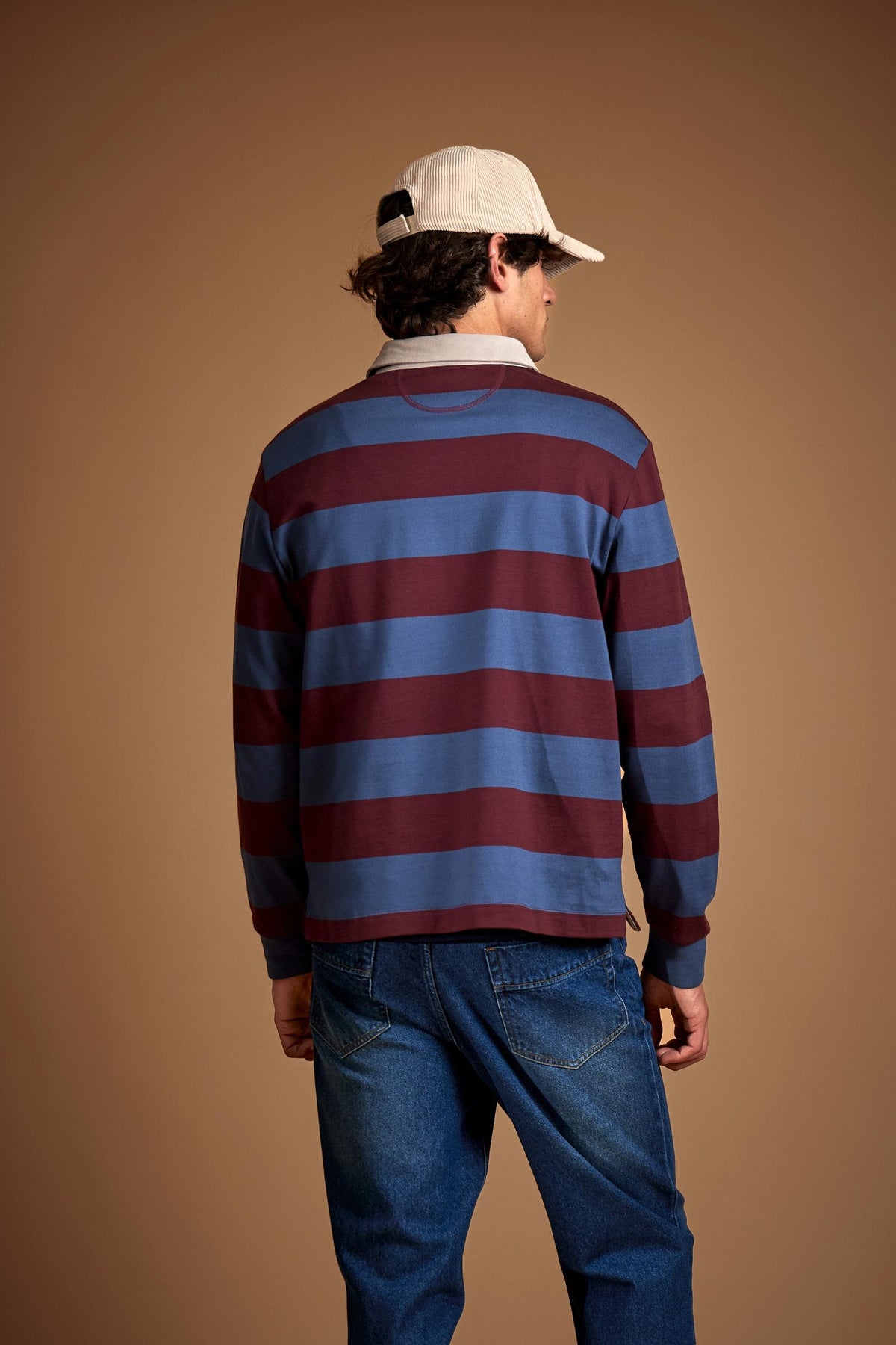 Men's long-sleeve rugby polo Dalmacio