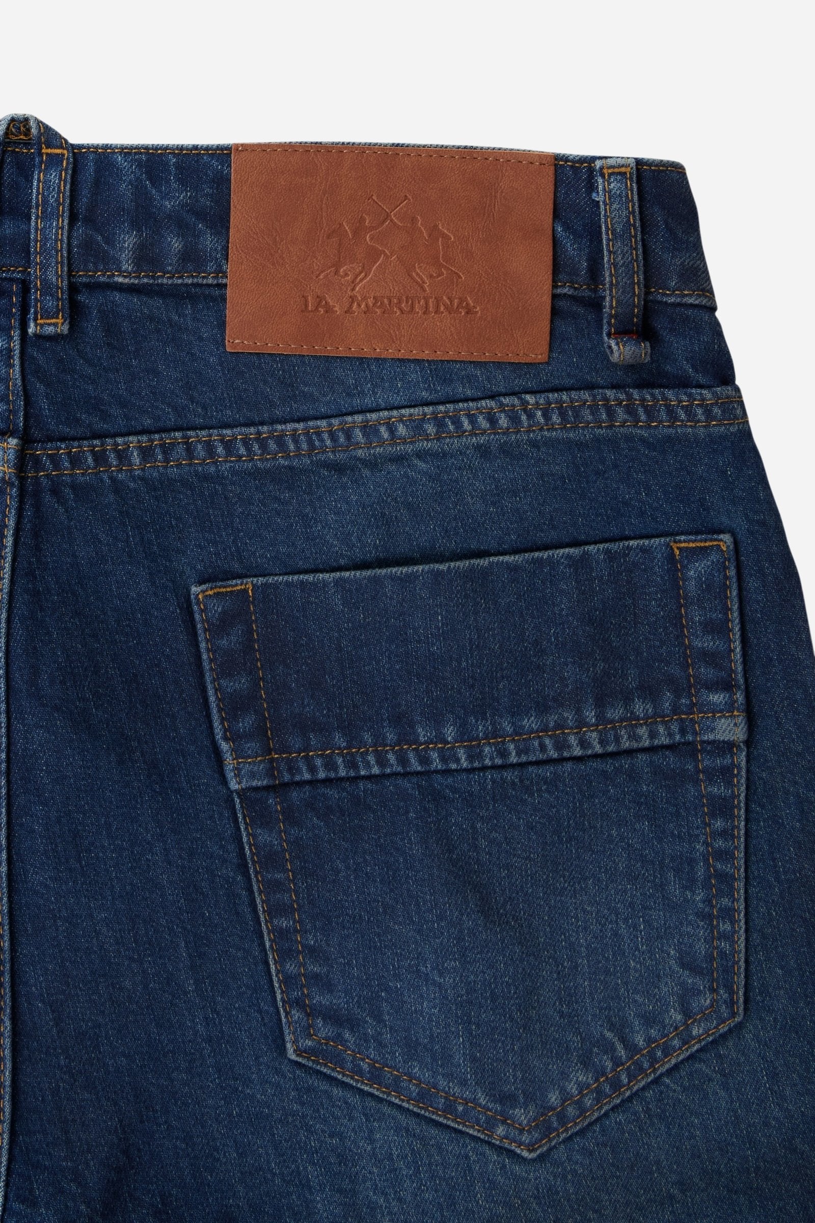 Men's regular fit jeans Medium Dark Indigo - Bao