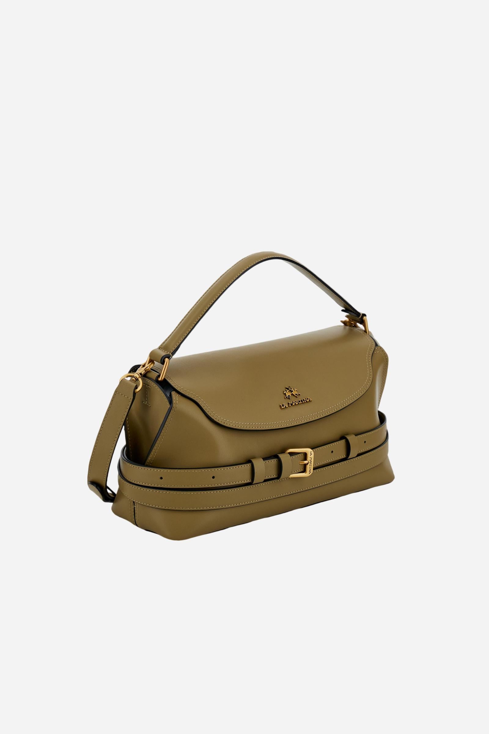 Handtasche mit Schulterriemen aus Leder - Selva