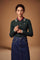 Women's long-sleeve polo in soft lambswool blend, featuring a vertical cable knit, contrast-edged collar, ribbed cuffs, and a slim, comfortable fit. - Scarab