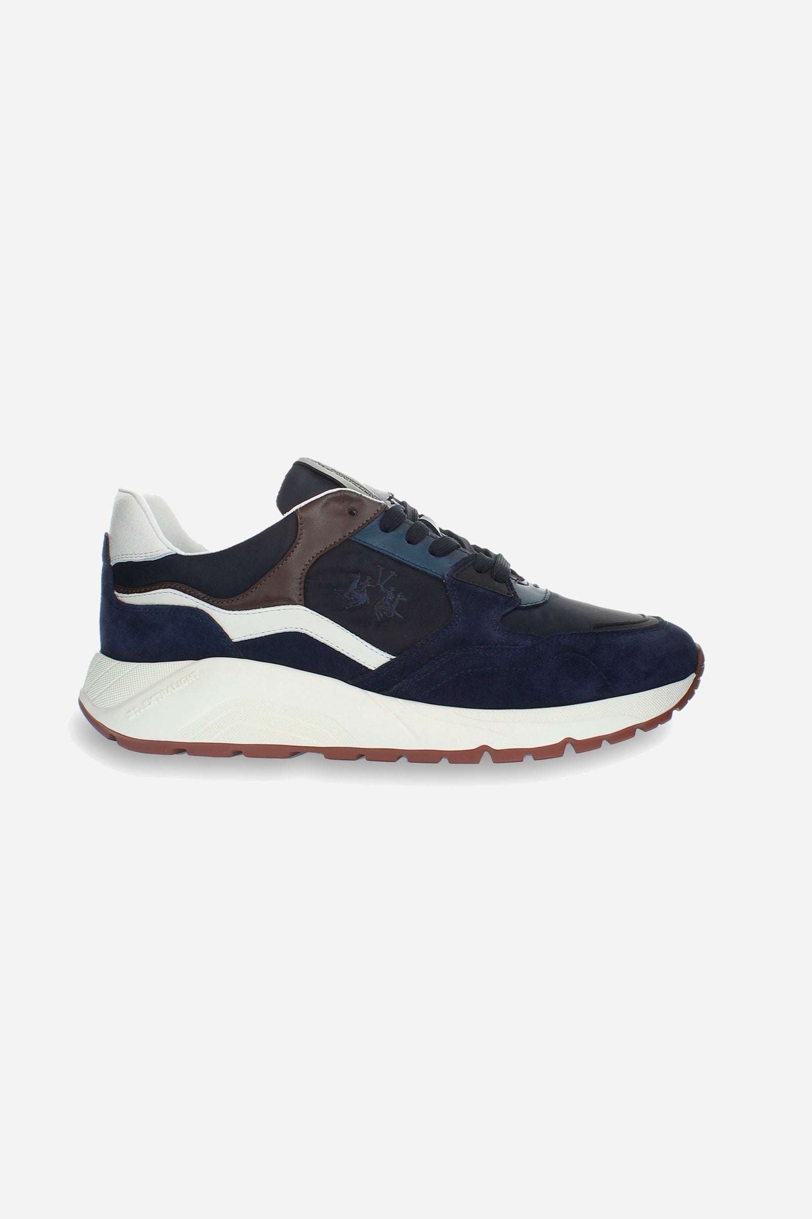 Men's multi-coloured trainer in suede - "INDIPENDENCIA 1810"