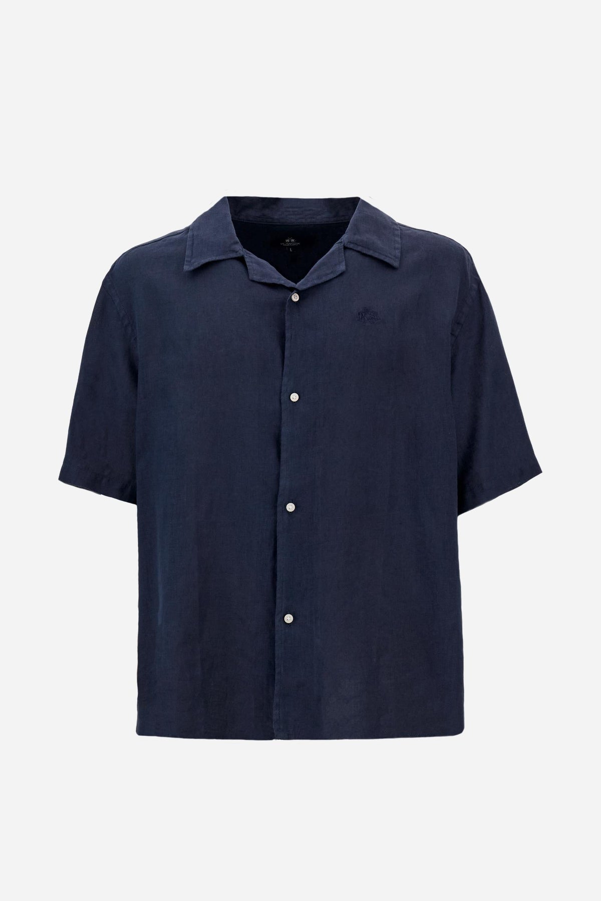 Men’s bowling shirt in pure linen relaxed fit summer style – Varoun