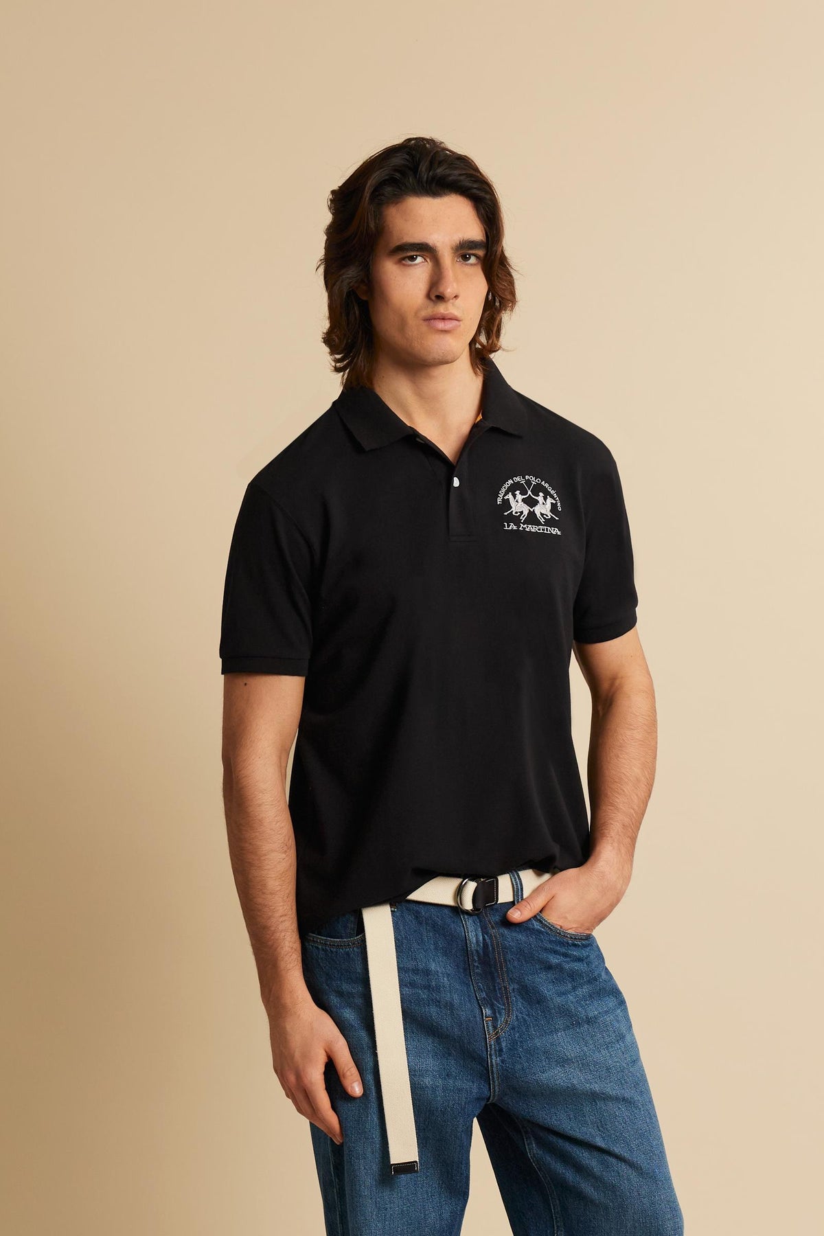 Polo da uomo regular fit team logo - Miguel
