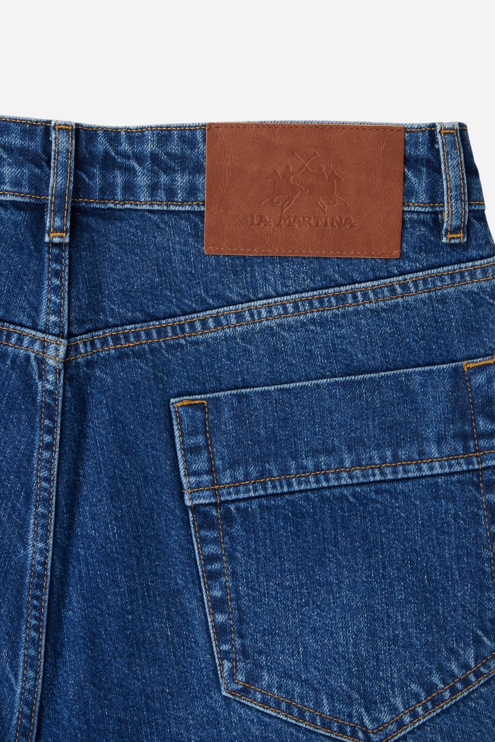 Jeans Herren Regular Fit aus Dark Indigo Denim - Connell