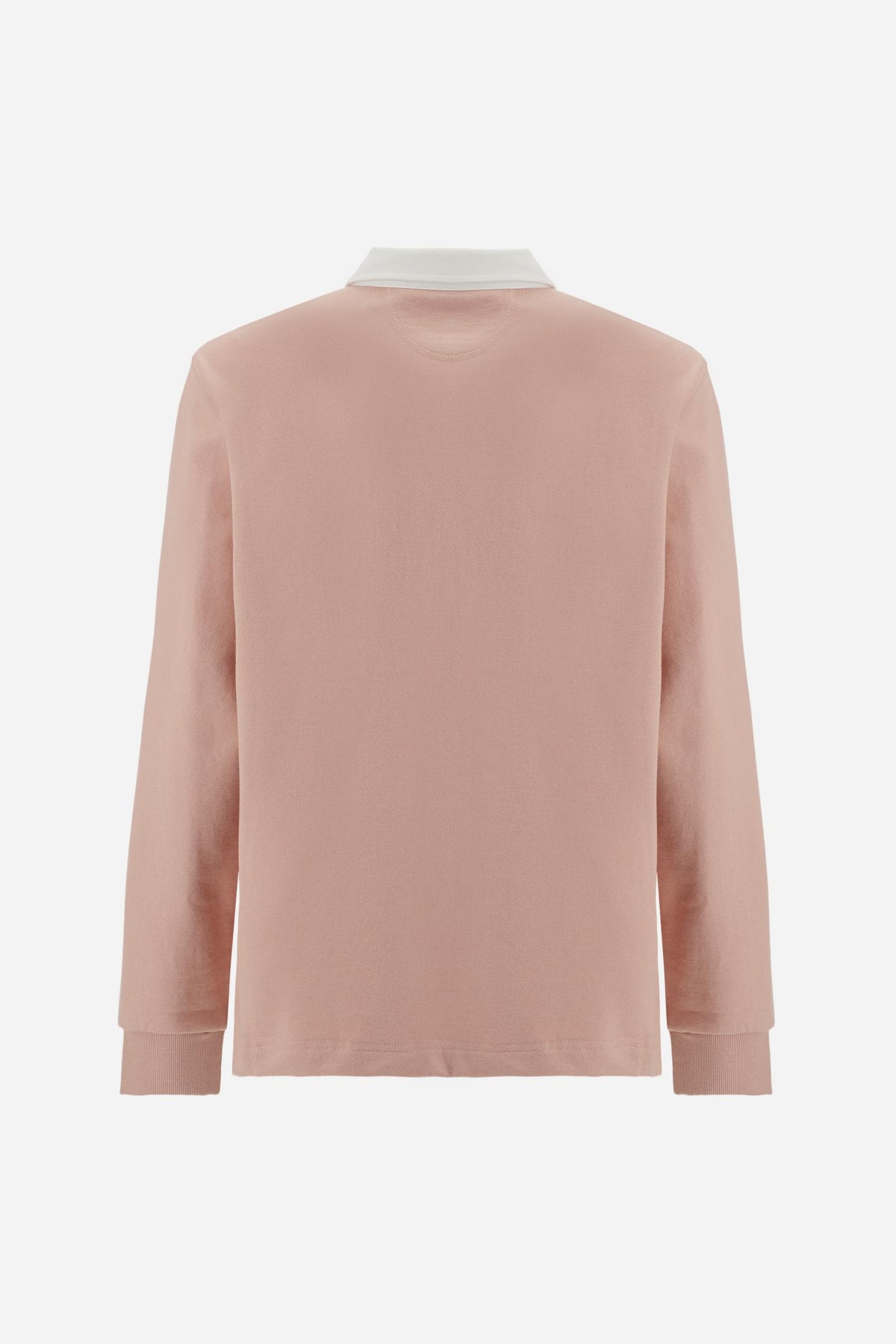 Polo homme en molleton épais de coton col rugby - Domingo