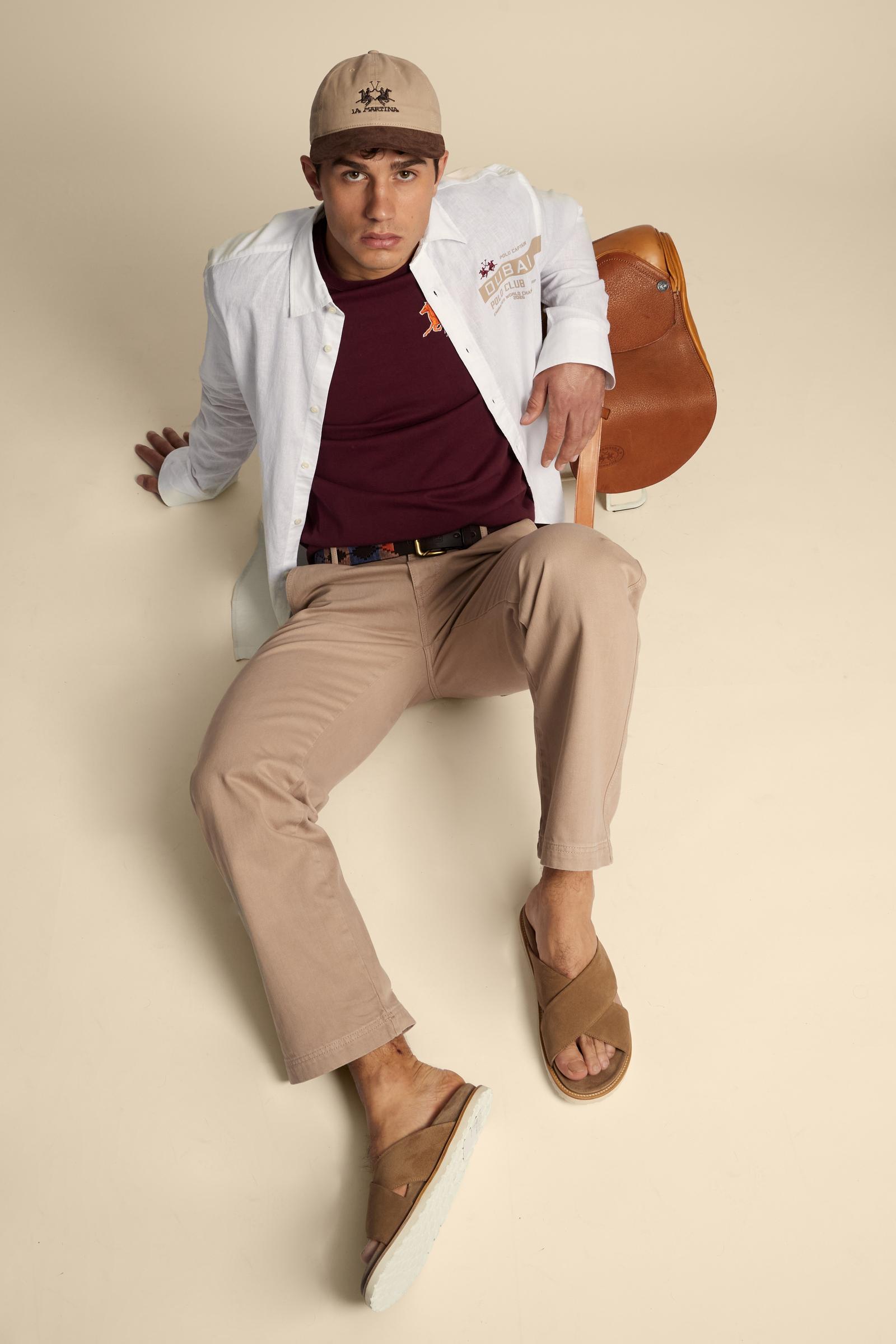 Men’s cotton and linen shirt Dubai Polo Club - Celso