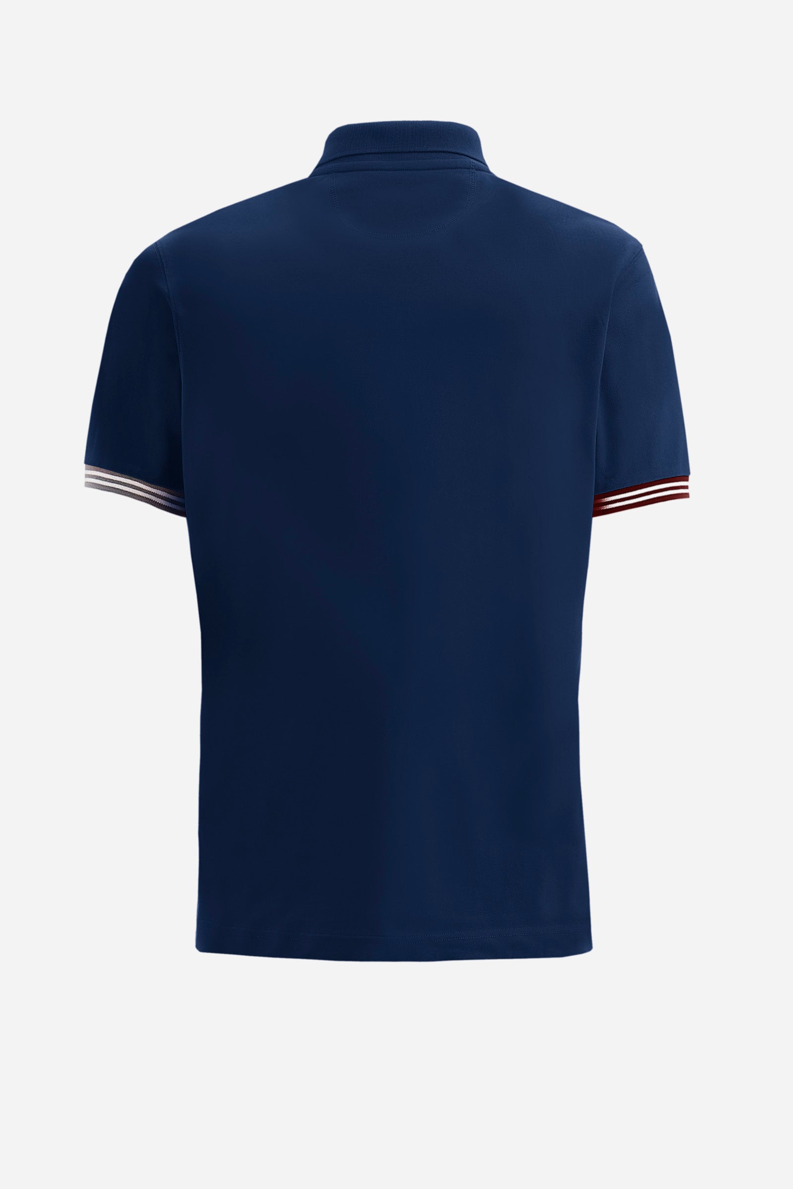 Regular fit polo shirt in stretch cotton - Zaccary