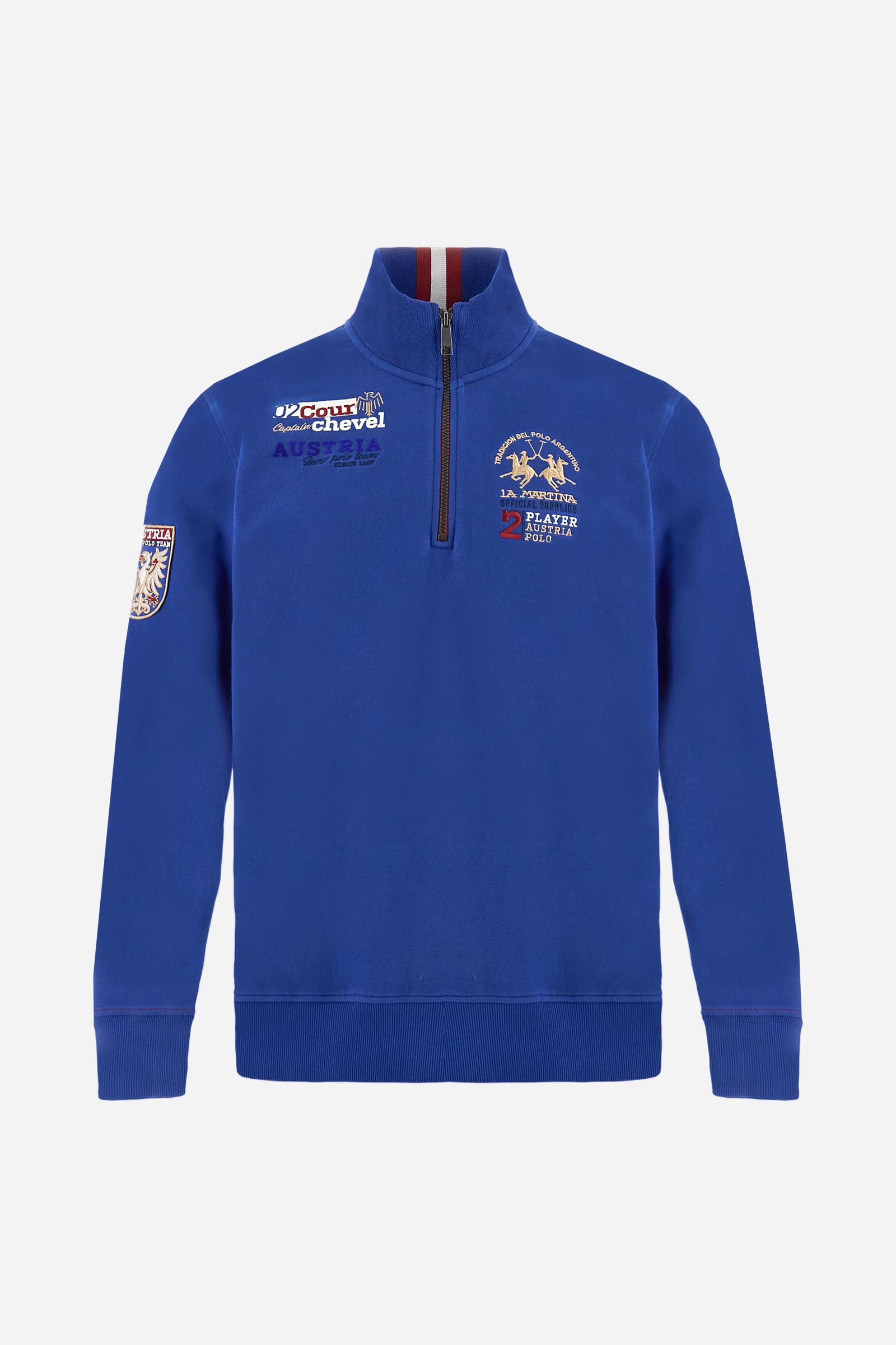 Sweat homme col montant zippé - Boris