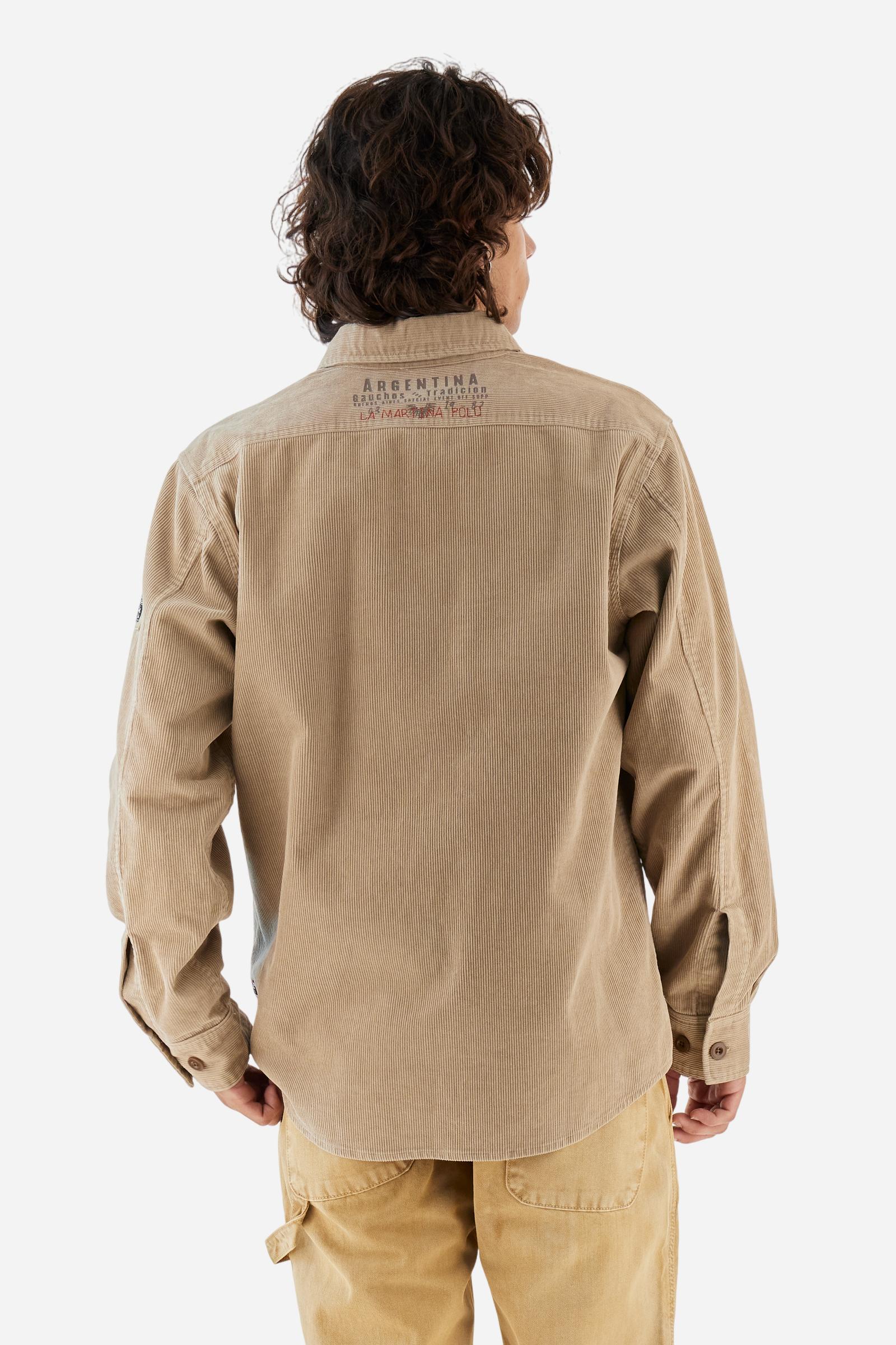 Surchemise homme en velours rayé - Bob