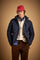 Men's quilted diamond-pattern nylon jacket - David