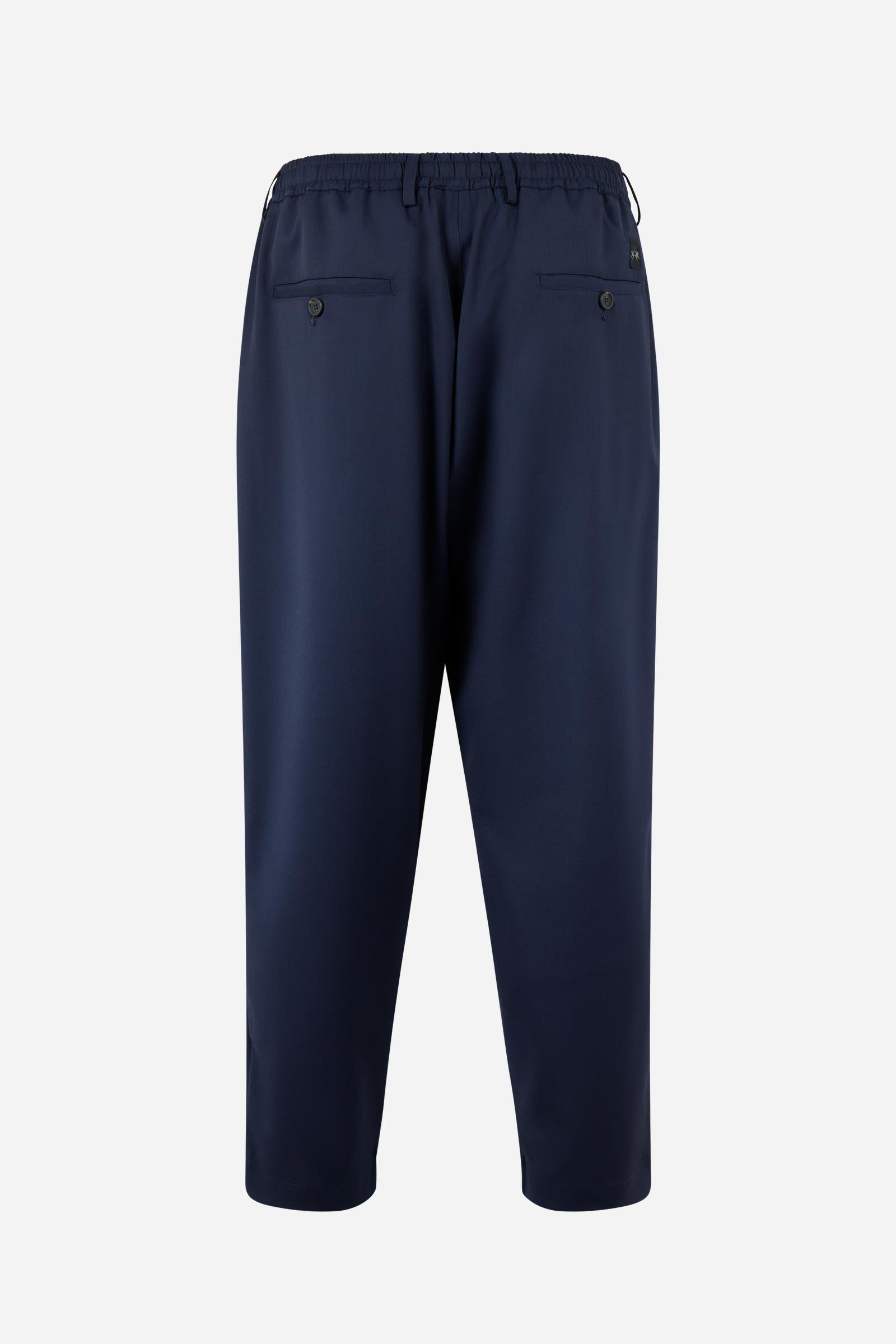 Pantalón largo de hombre corte relajado mezcla de lana - Florian