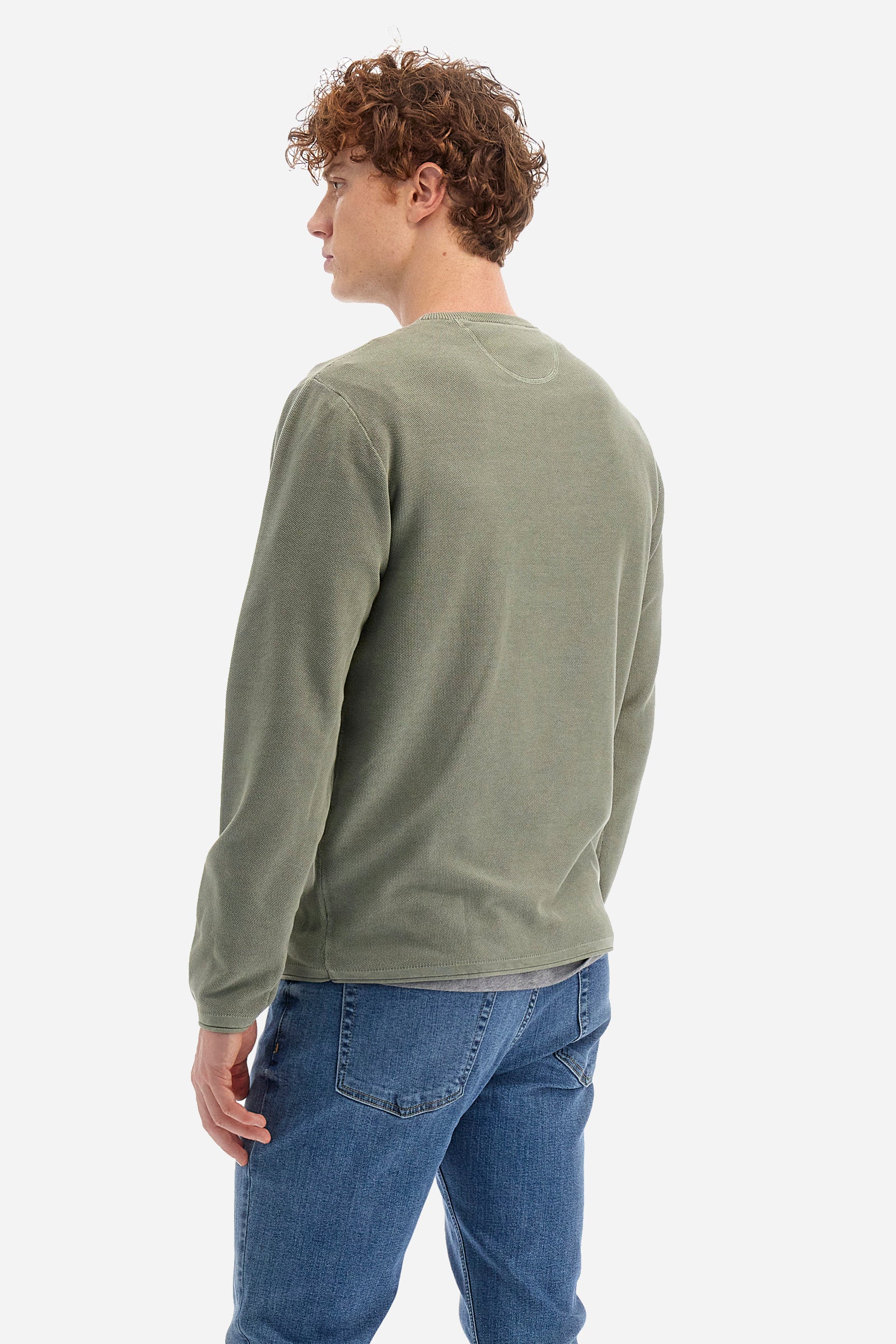 Pullover regular fit in cotone - Ysmal