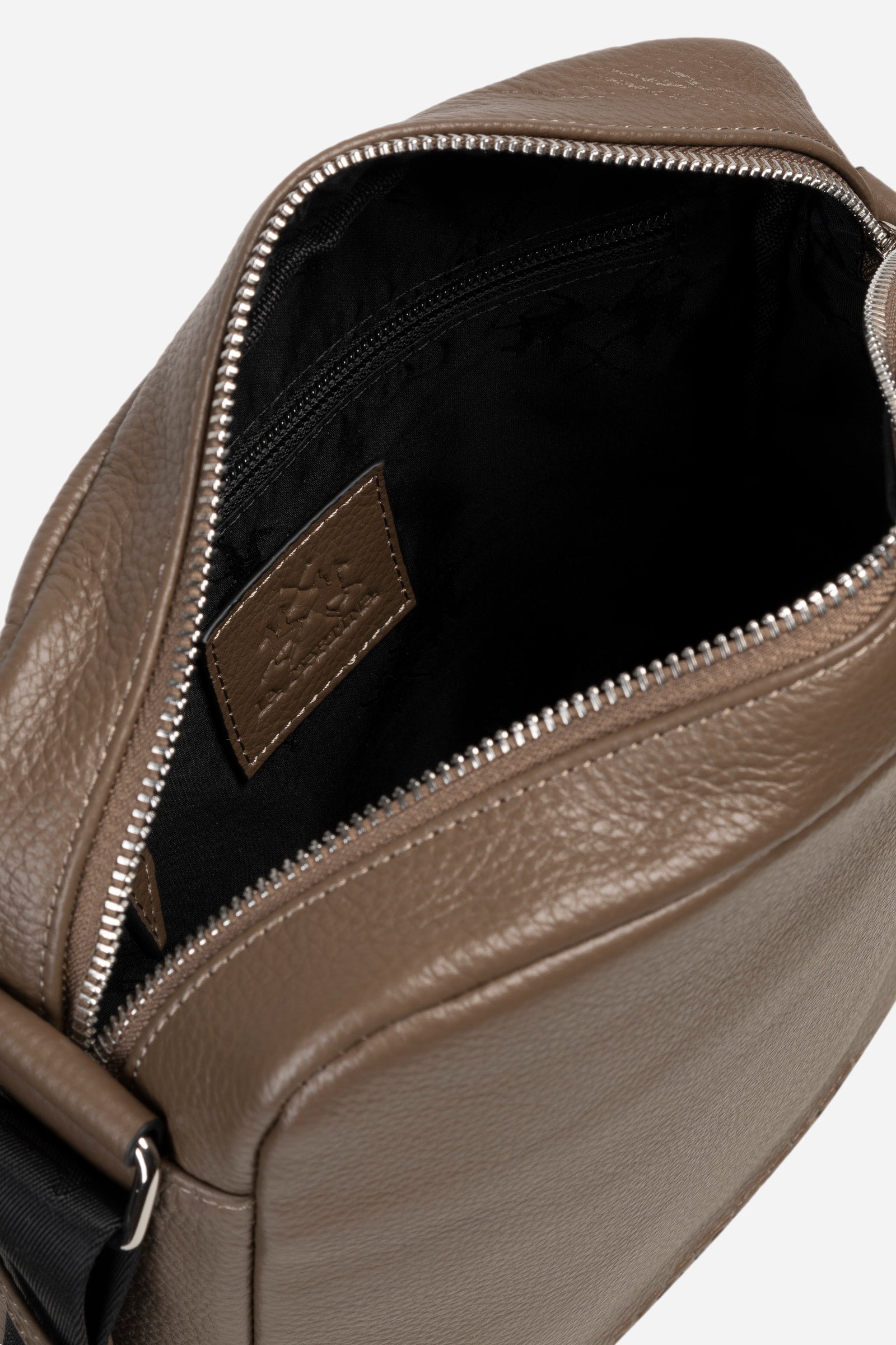 Men's leather crossbody bag - Lorenzo