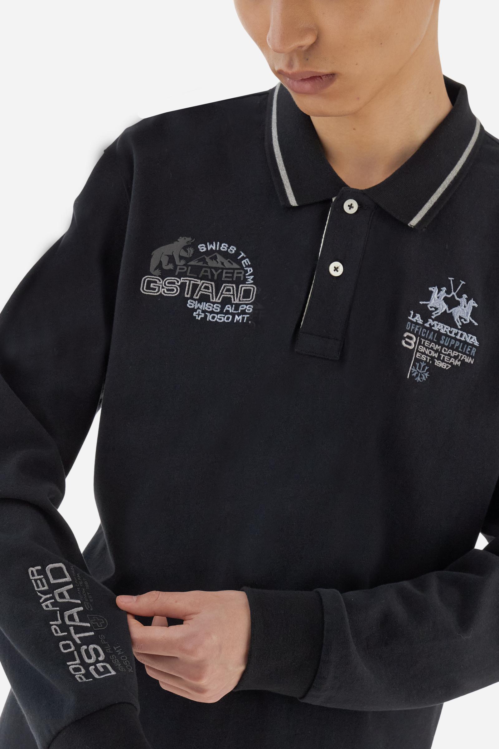 Polo de hombre en jersey soft-touch - Benton