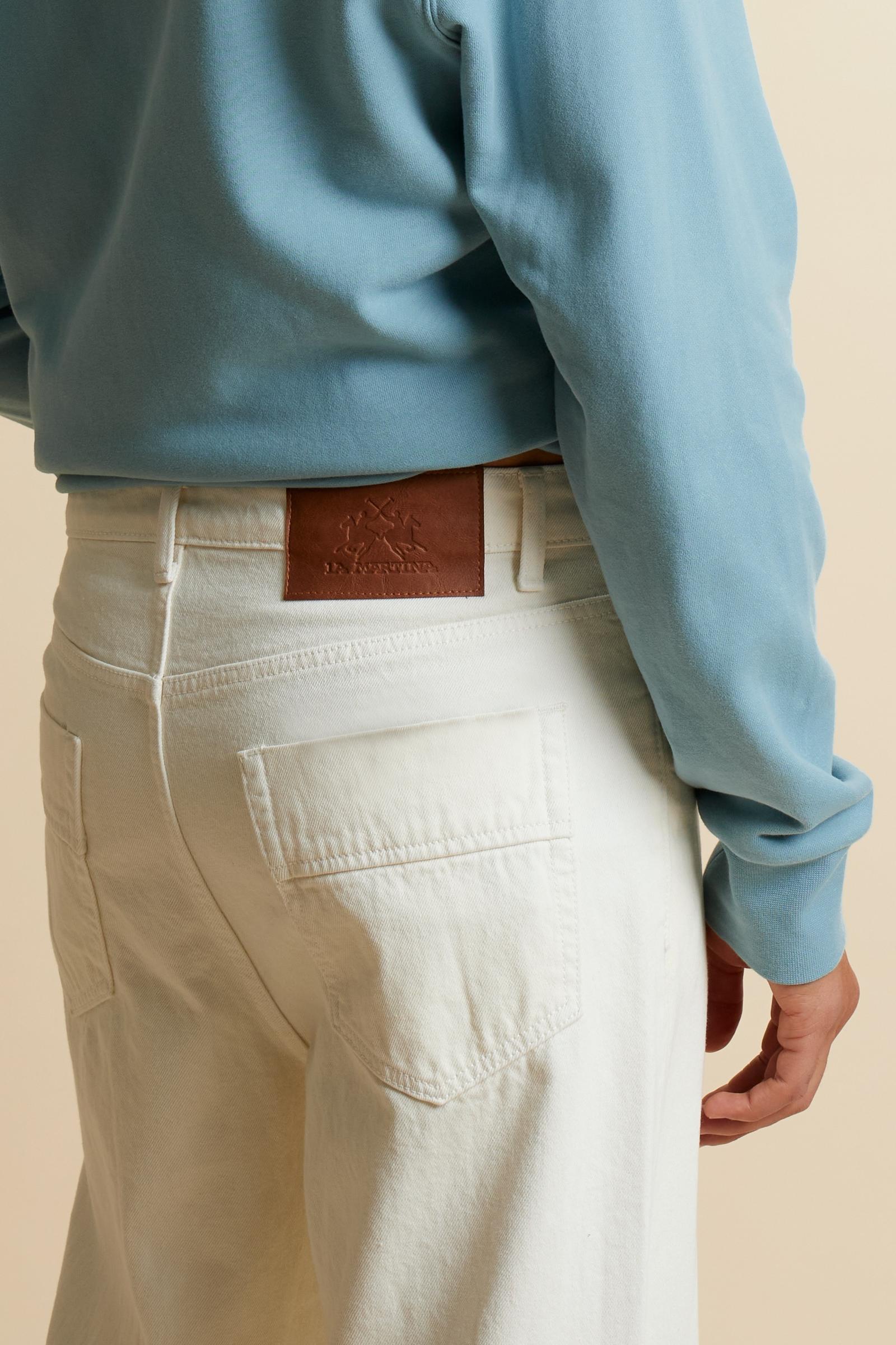 Men’s jeans in cotton drill durable casual cut – Cody