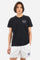 Men's short-sleeved T-shirt with a crew neck in a single colour. Made of 100% cotton. A large logo and the lettering "La Martina" are embroidered in contrast on the front. Regular fit. The model wears a size L. - Black