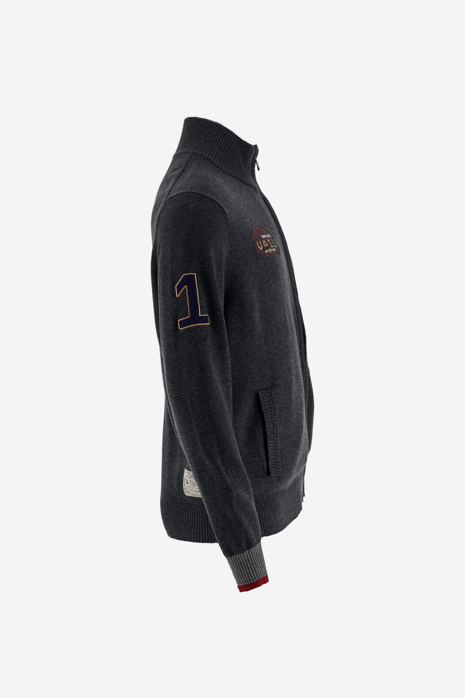 Men’s full zip wool blend sweater Polo Team - Bradford