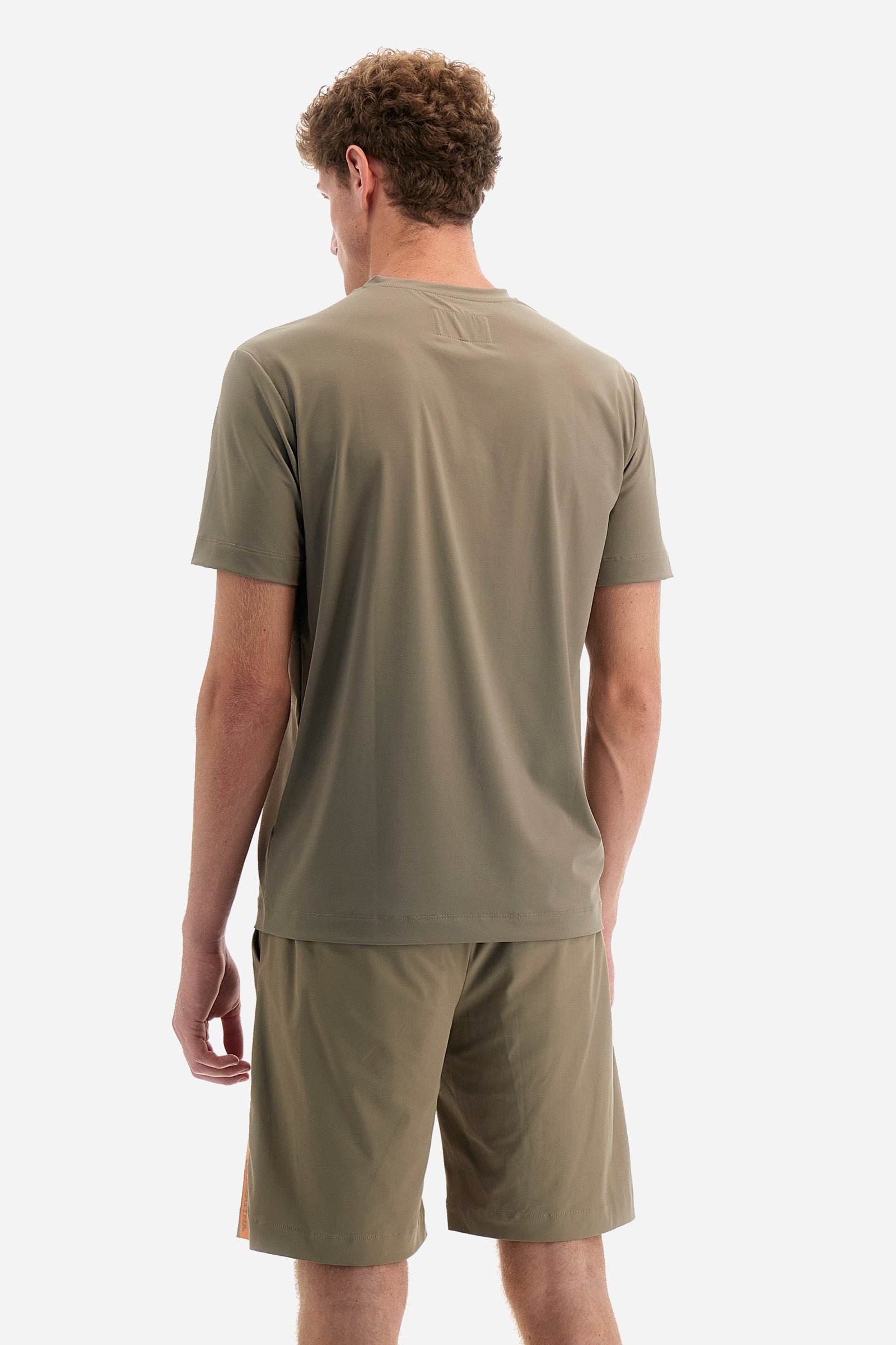 T-shirt regular fit in tessuto sintetico - Ynyr