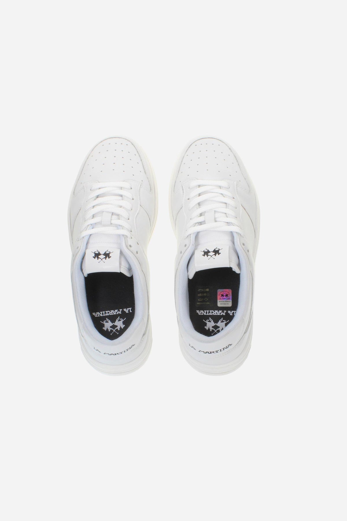 Men's sneaker with soft leather upper, two-tone rubber sole, Strobel construction for flexibility, and a personalized footbed for all-day comfort and urban style. - Optic White